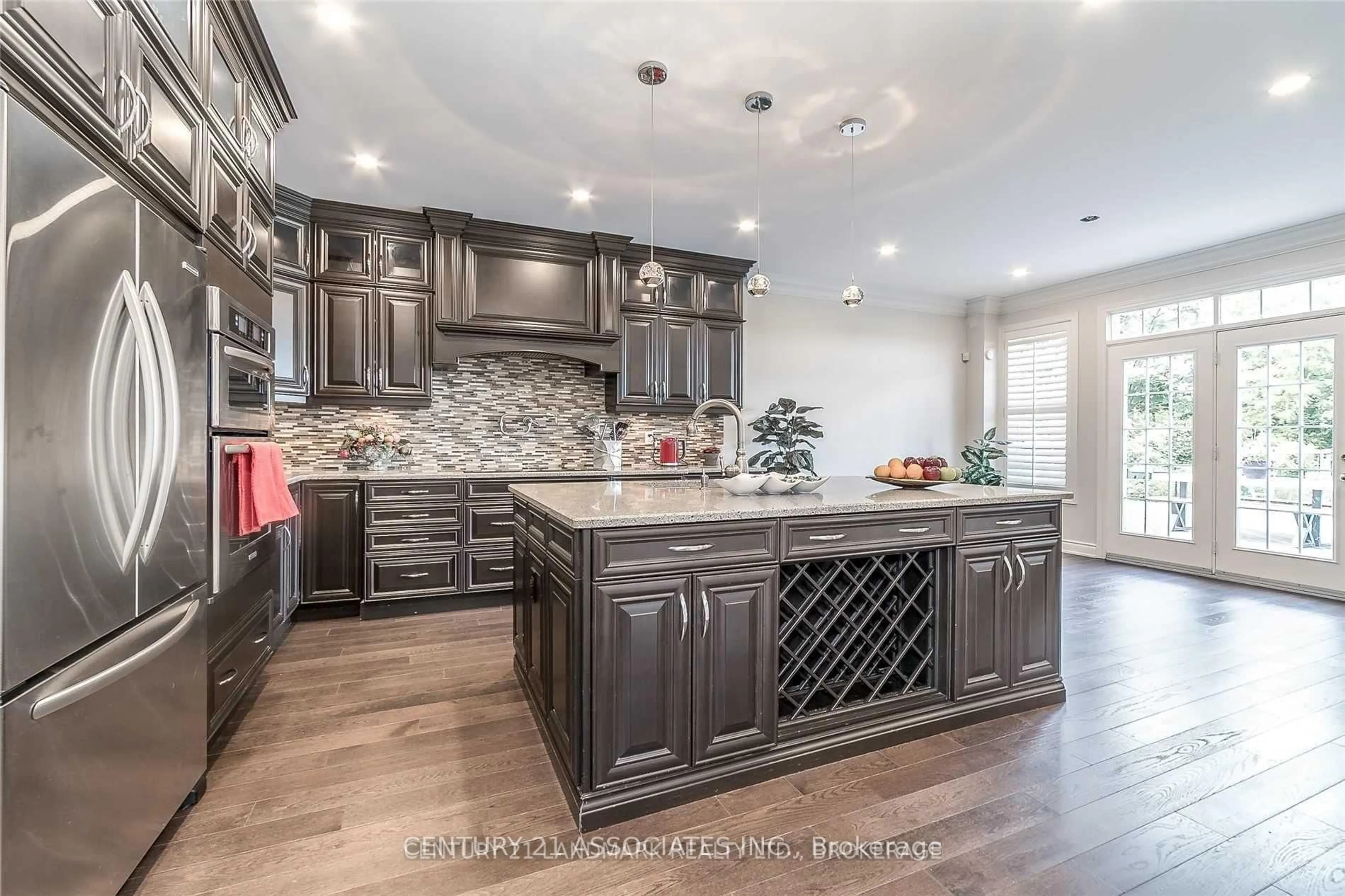 Open concept kitchen, ceramic/tile floor for 41 Olivia Marie Rd, Brampton Ontario L6Y 0M4