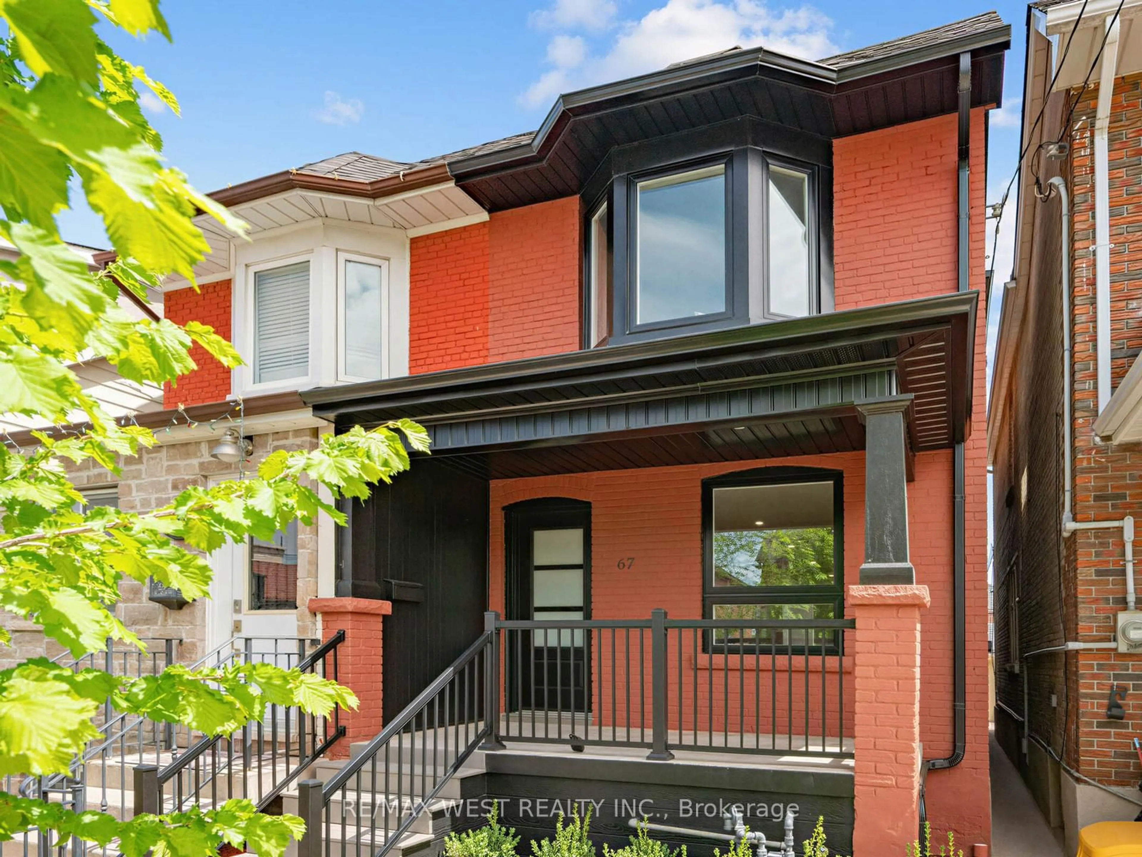Home with brick exterior material, street for 67 Day Ave, Toronto Ontario M6E 3W1