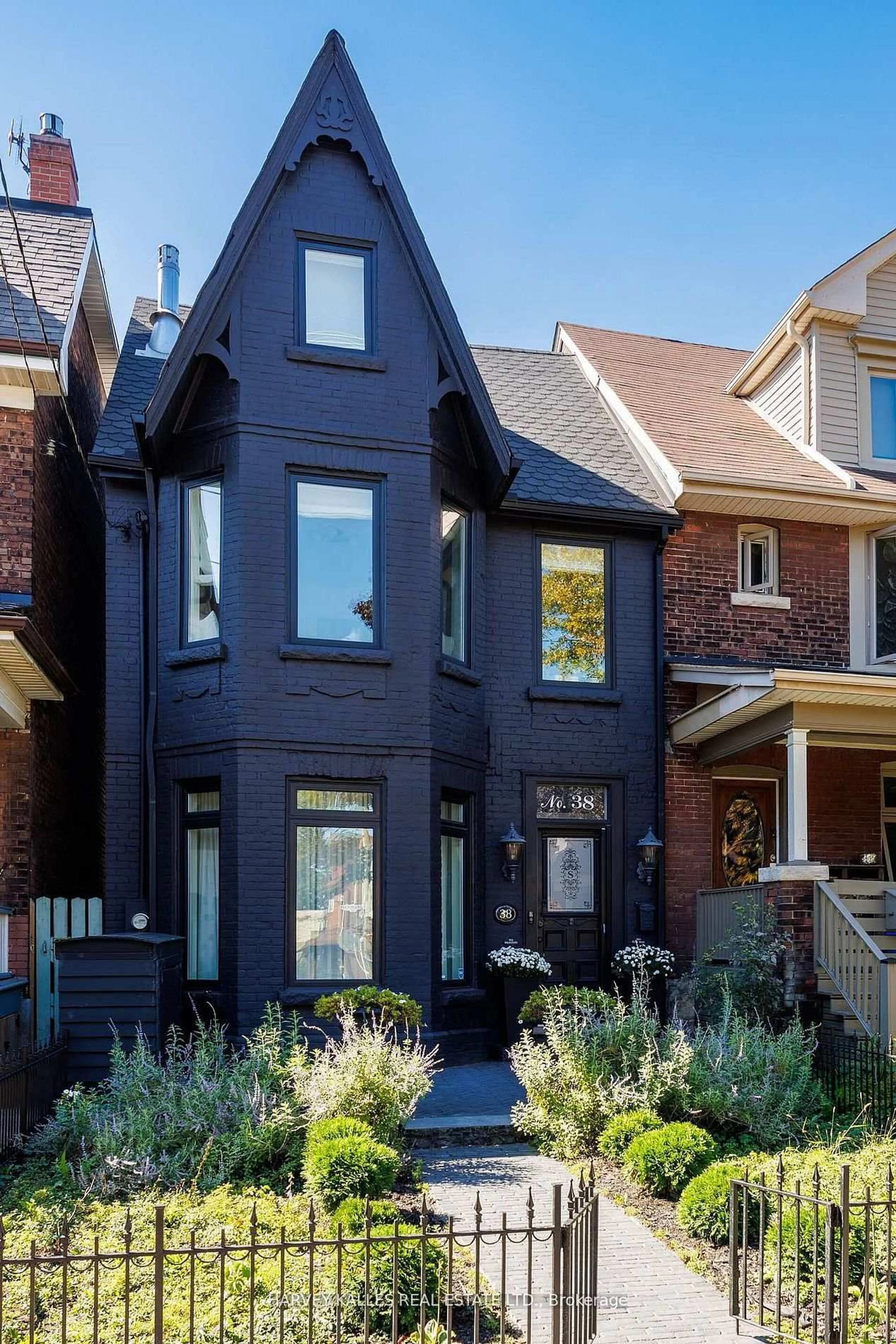 Home with brick exterior material, street for 38 Sorauren Ave, Toronto Ontario M6R 2C7