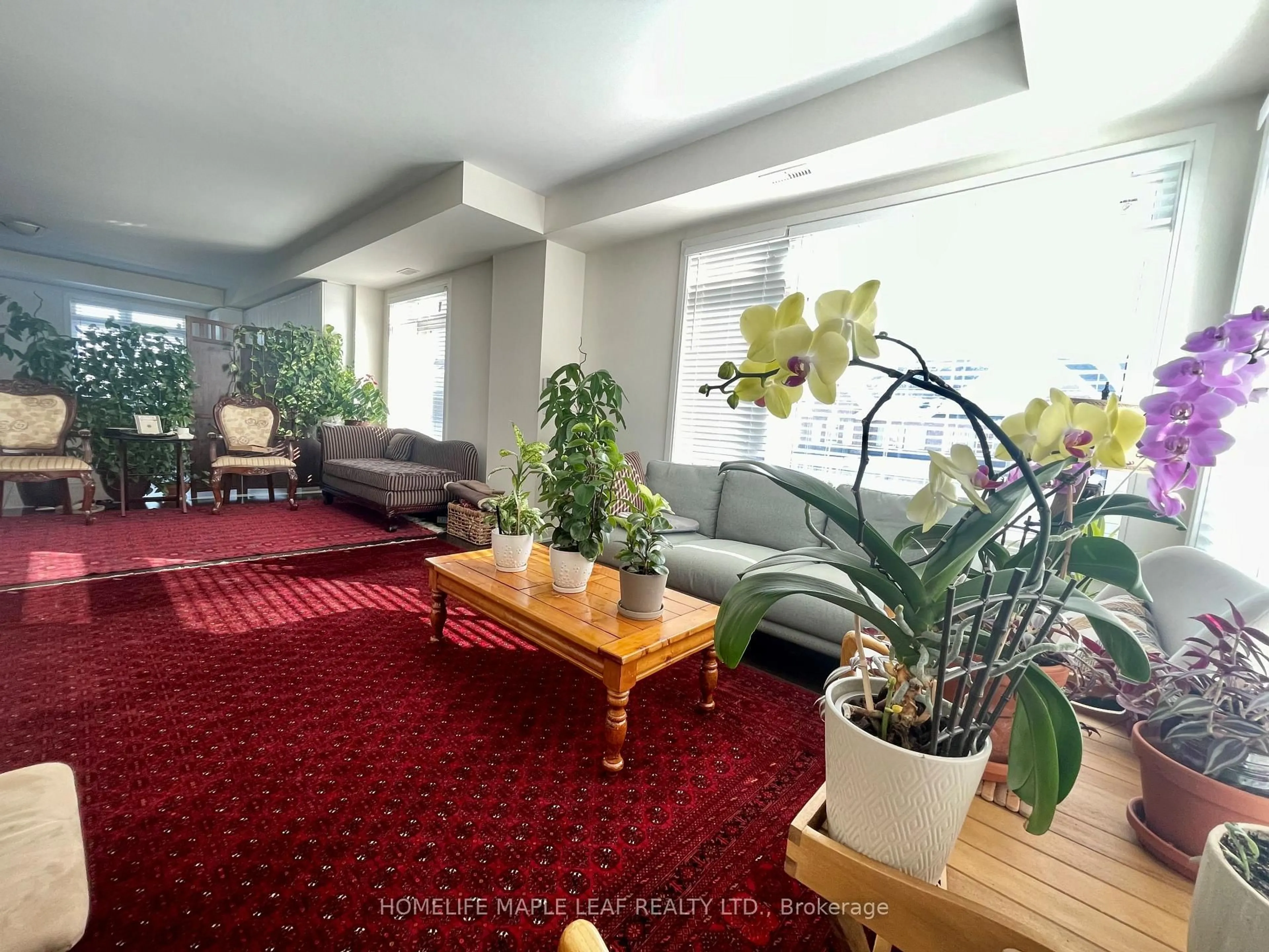 Living room with furniture, carpet floor for 325 Veterans Dr, Brampton Ontario L7A 4W2