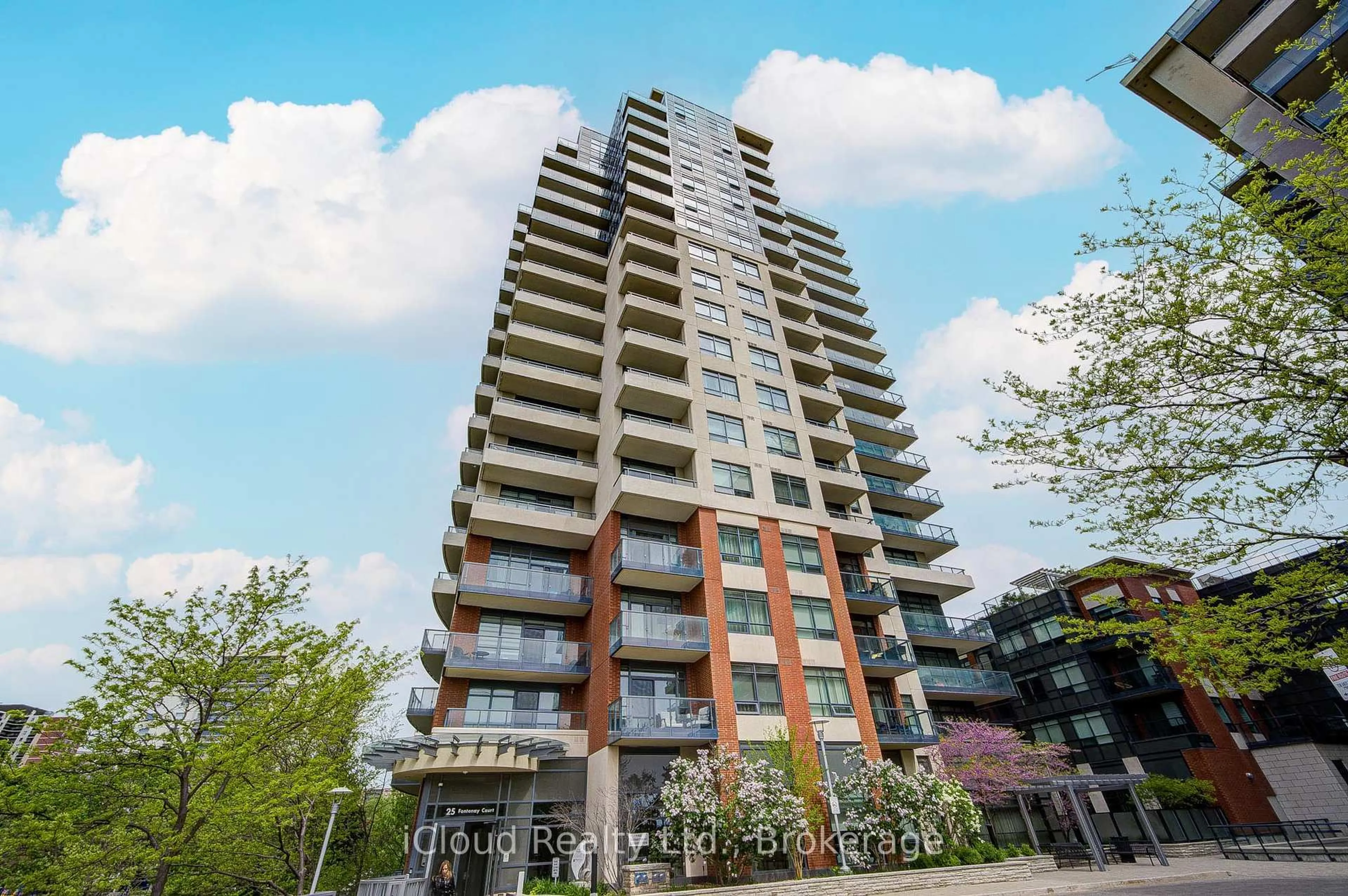 A pic from outside/outdoor area/front of a property/back of a property/a pic from drone, building for 25 Fontenay Crt, Toronto Ontario M9A 0C4