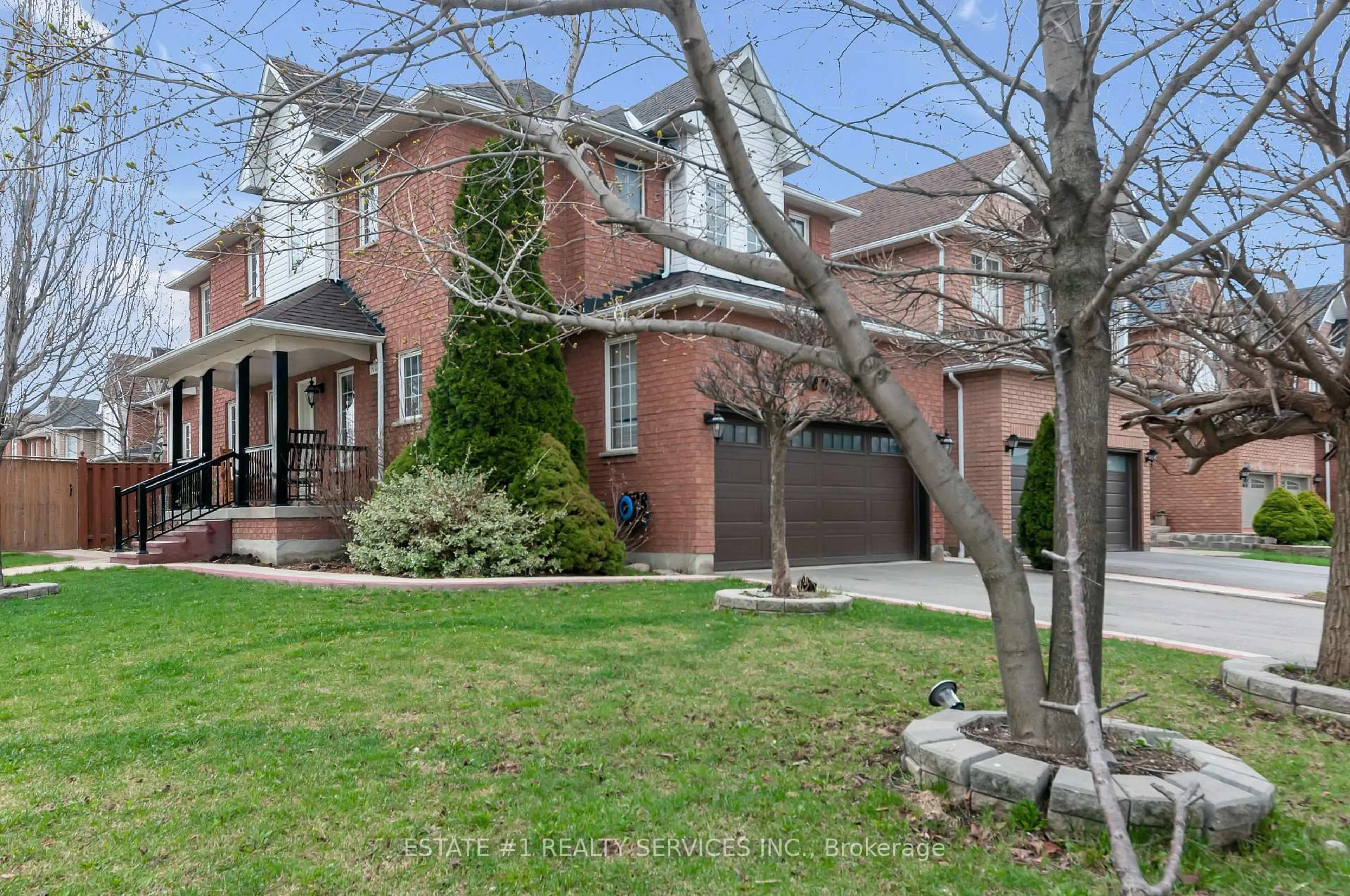 Home with brick exterior material, street for 7448 Village Walk, Mississauga Ontario L5W 2V7