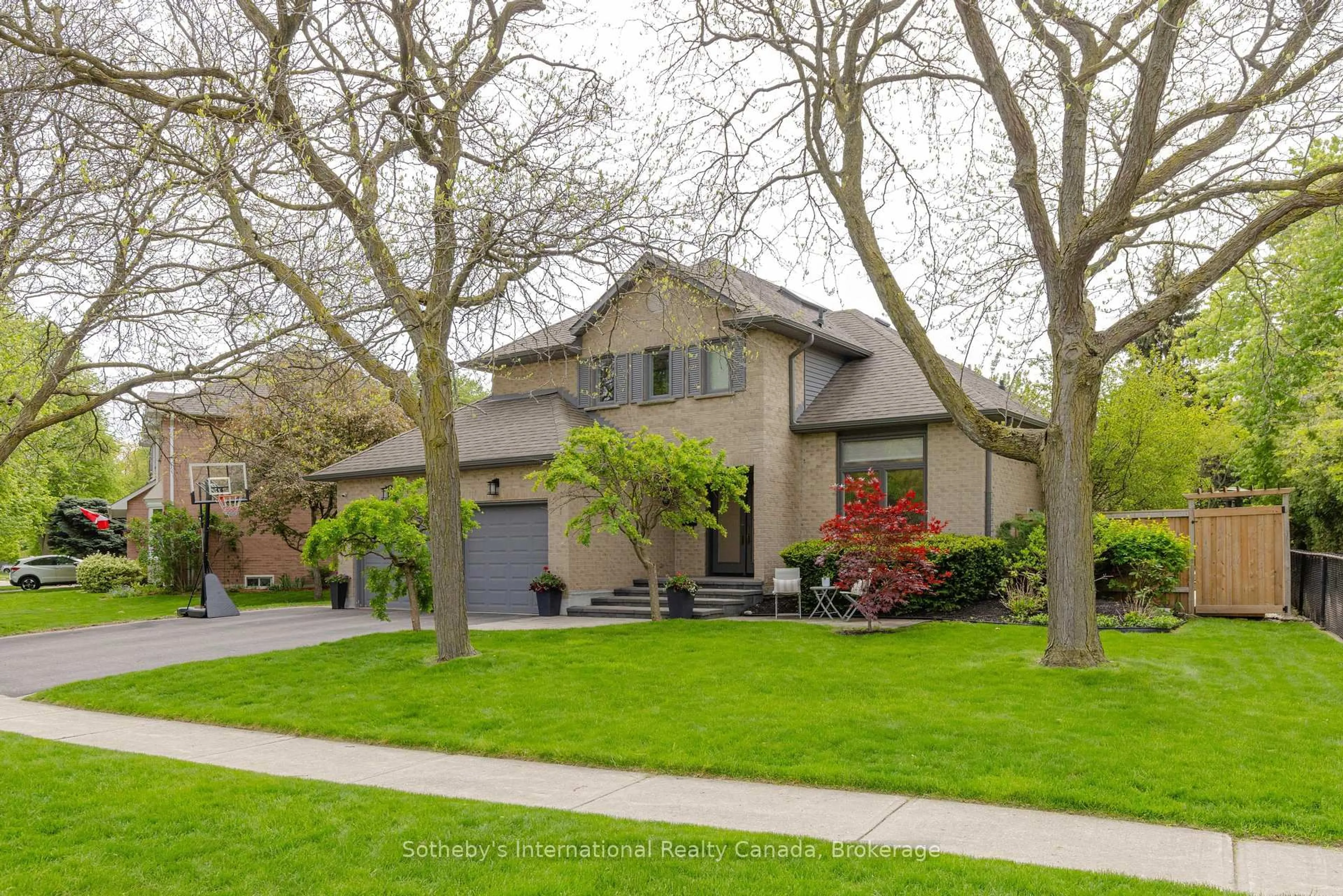 Home with brick exterior material, street for 456 Aspen Forest Dr, Oakville Ontario L6J 6H6