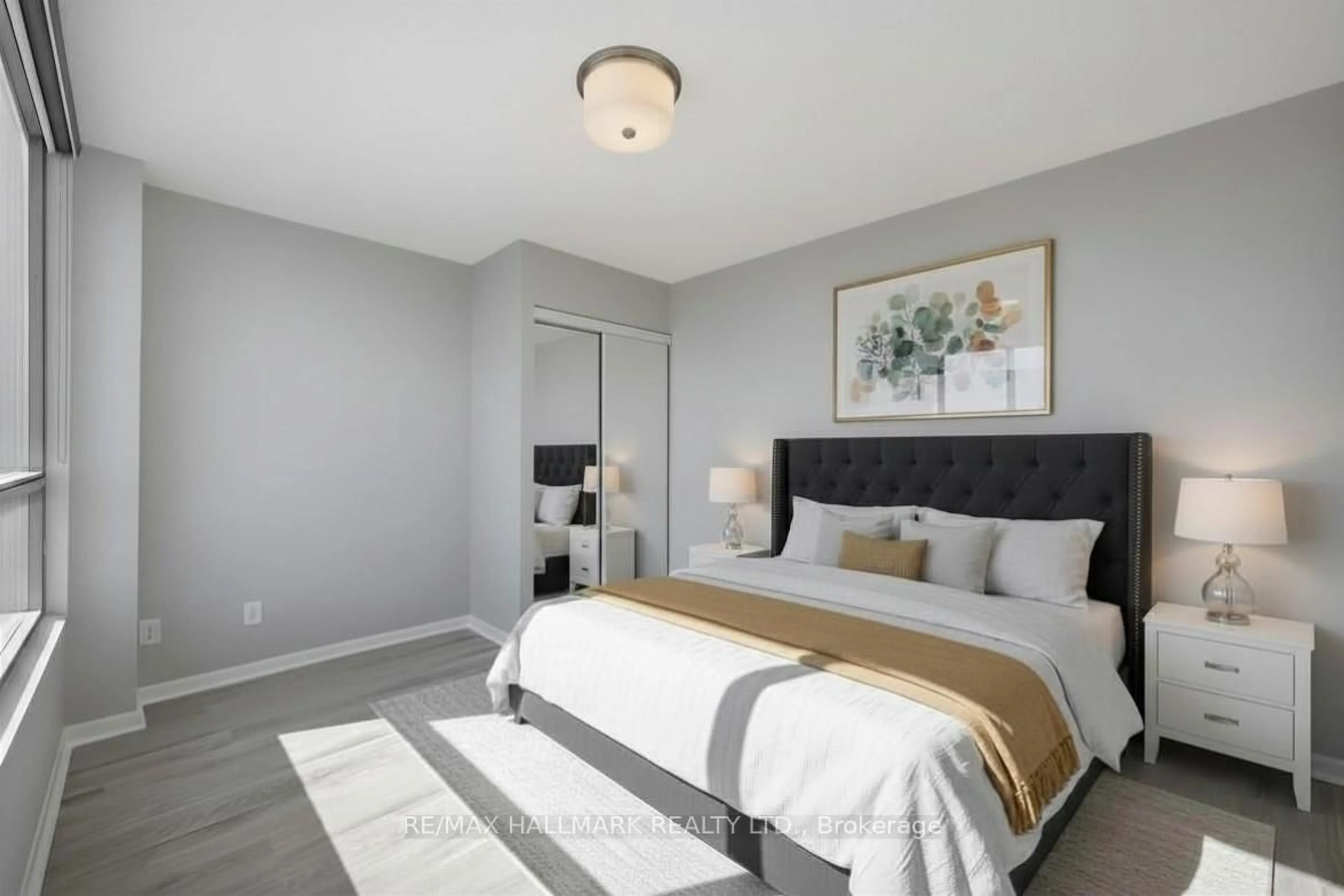 Bedroom with bed, unknown for 2464 Weston Rd #403, Toronto Ontario M9N 0A2