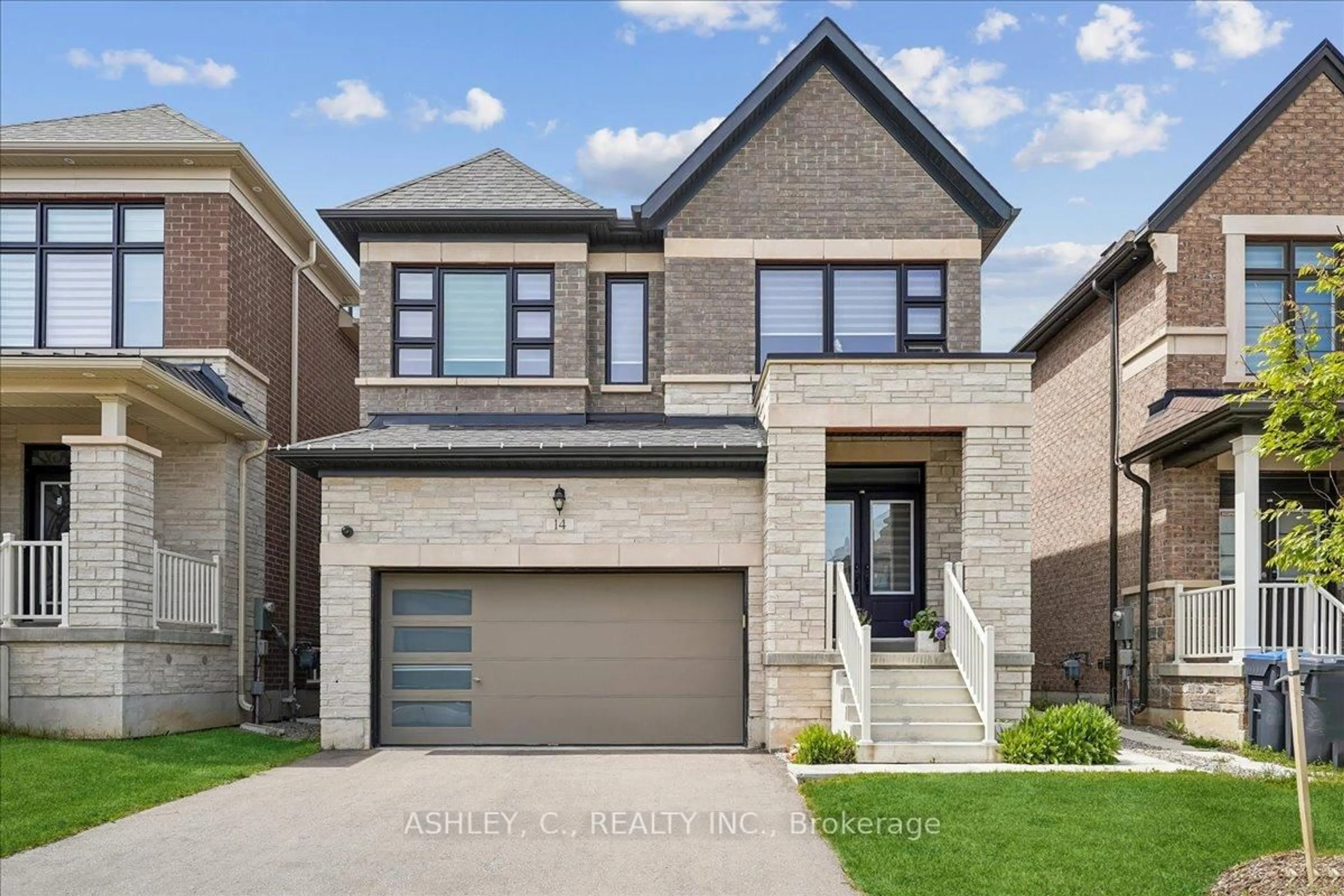 Home with brick exterior material, street for 14 Trellanock Rd, Brampton Ontario L6Y 6K8