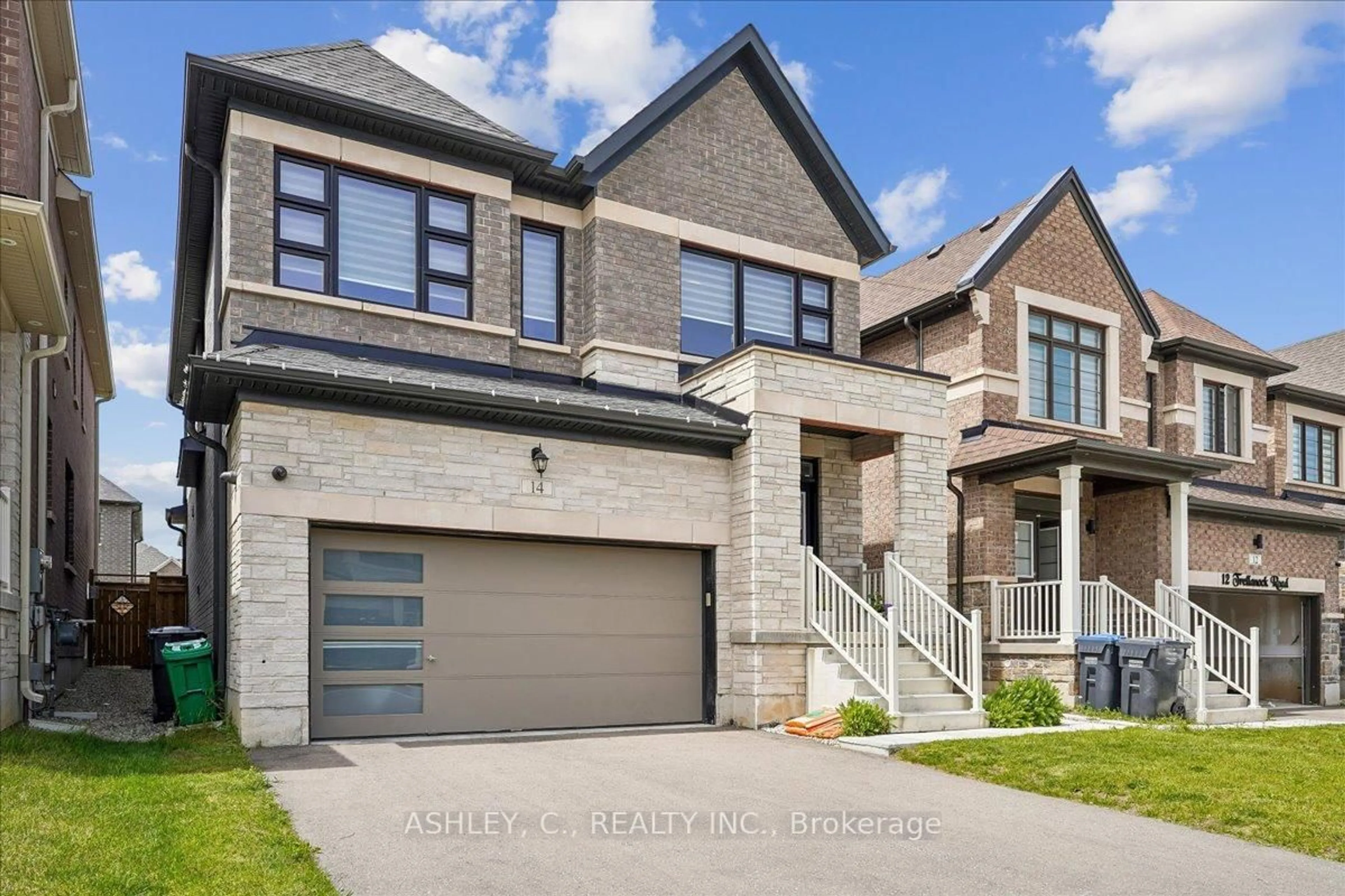 Home with brick exterior material, street for 14 Trellanock Rd, Brampton Ontario L6Y 6K8
