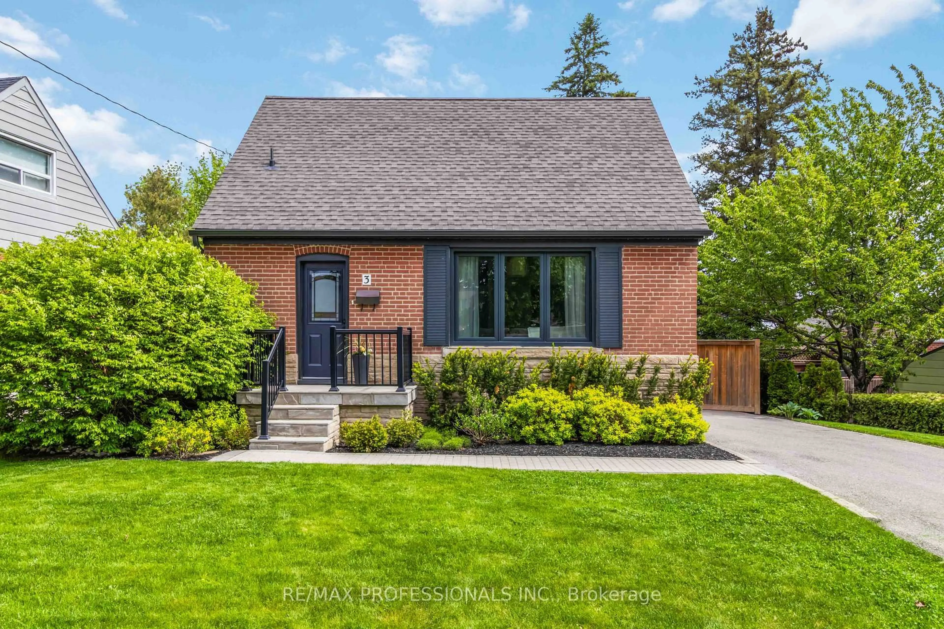 Home with brick exterior material, street for 3 Snaresbrook Dr, Toronto Ontario M9W 2N5