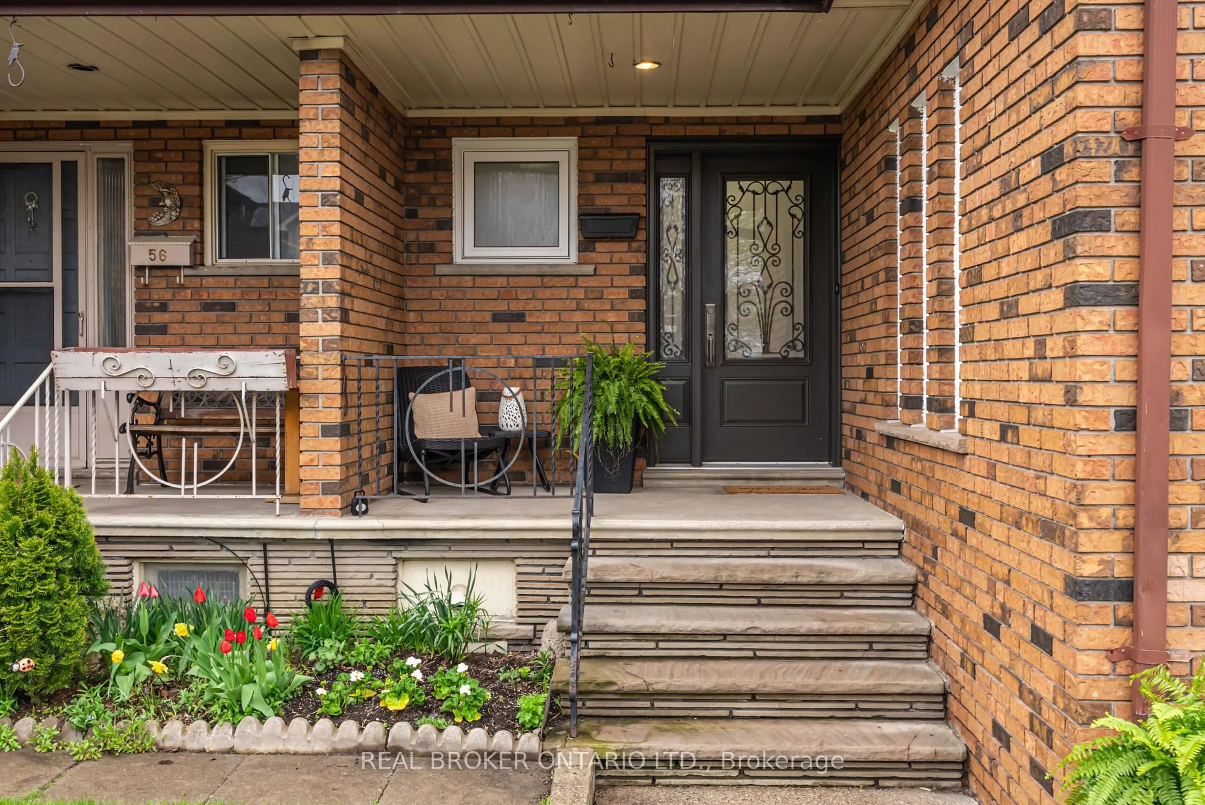 Home with brick exterior material, street for 56A Treeview Dr, Toronto Ontario M8W 4C2