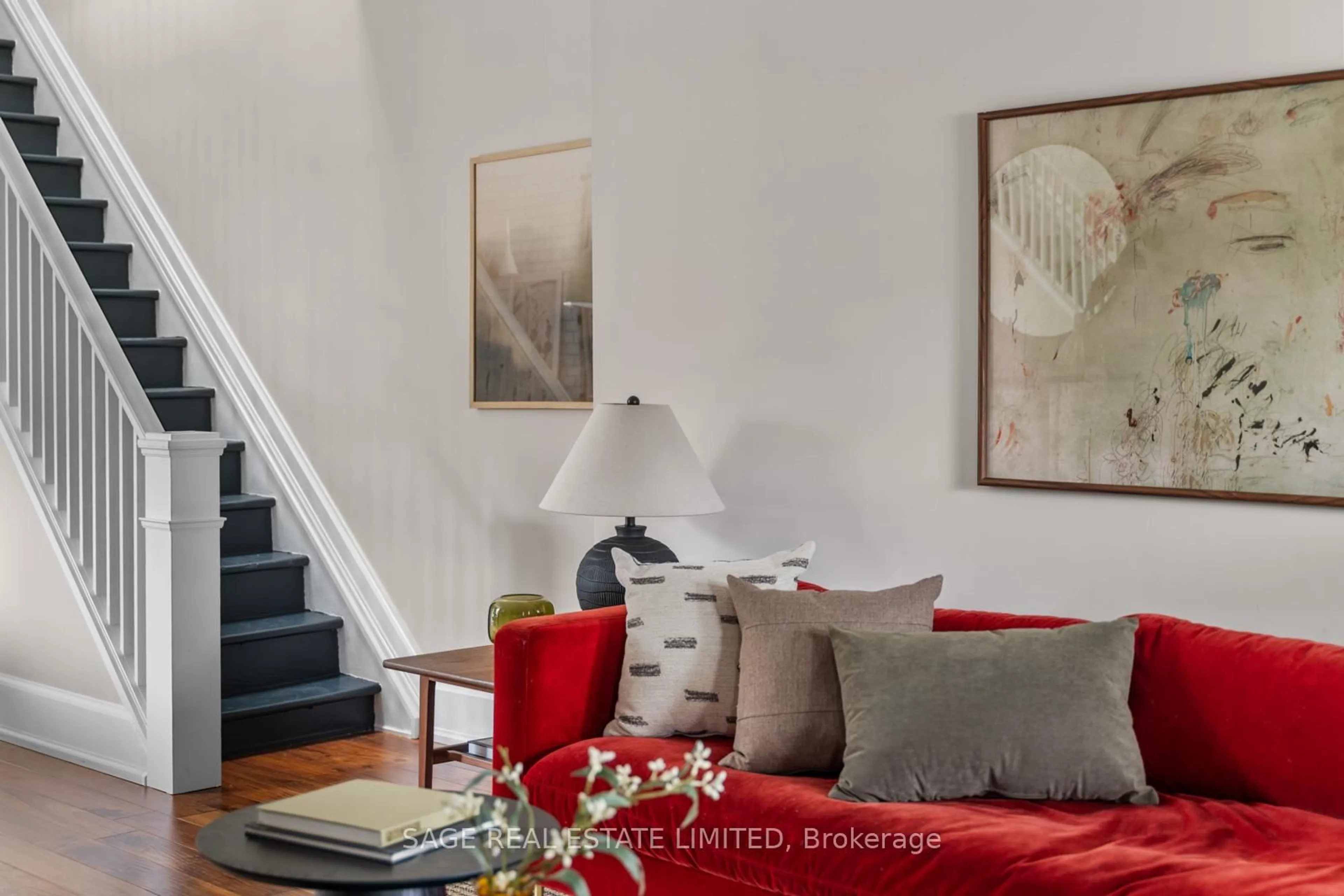 Living room with furniture, unknown for 77 McFarland Ave, Toronto Ontario M6H 3M9