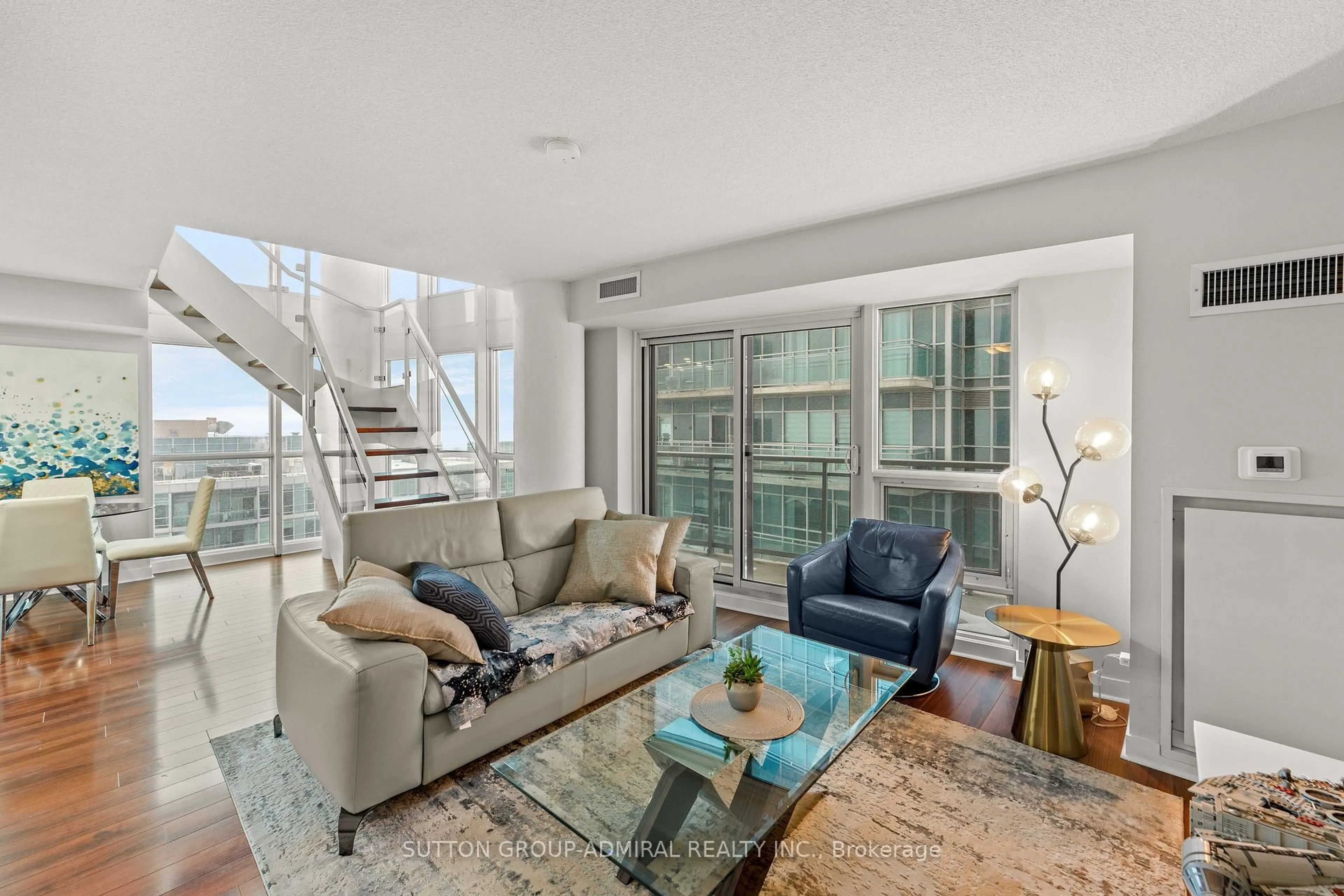 Living room with furniture, unknown for 155 Legion Rd #2513, Toronto Ontario M8Y 0A7