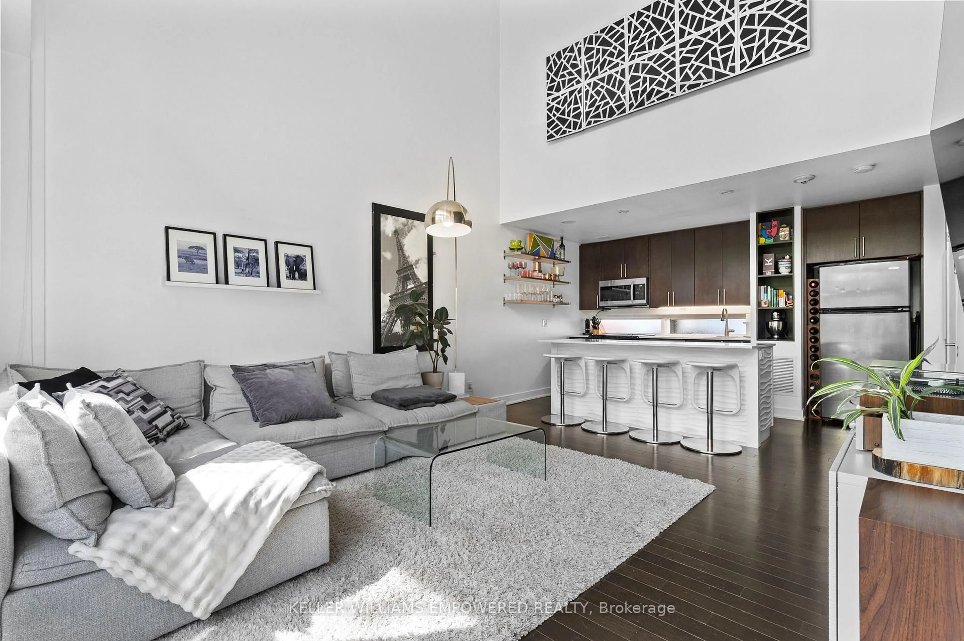 Living room with furniture, unknown for 25 Ritchie Ave #105, Toronto Ontario M6R 2J6