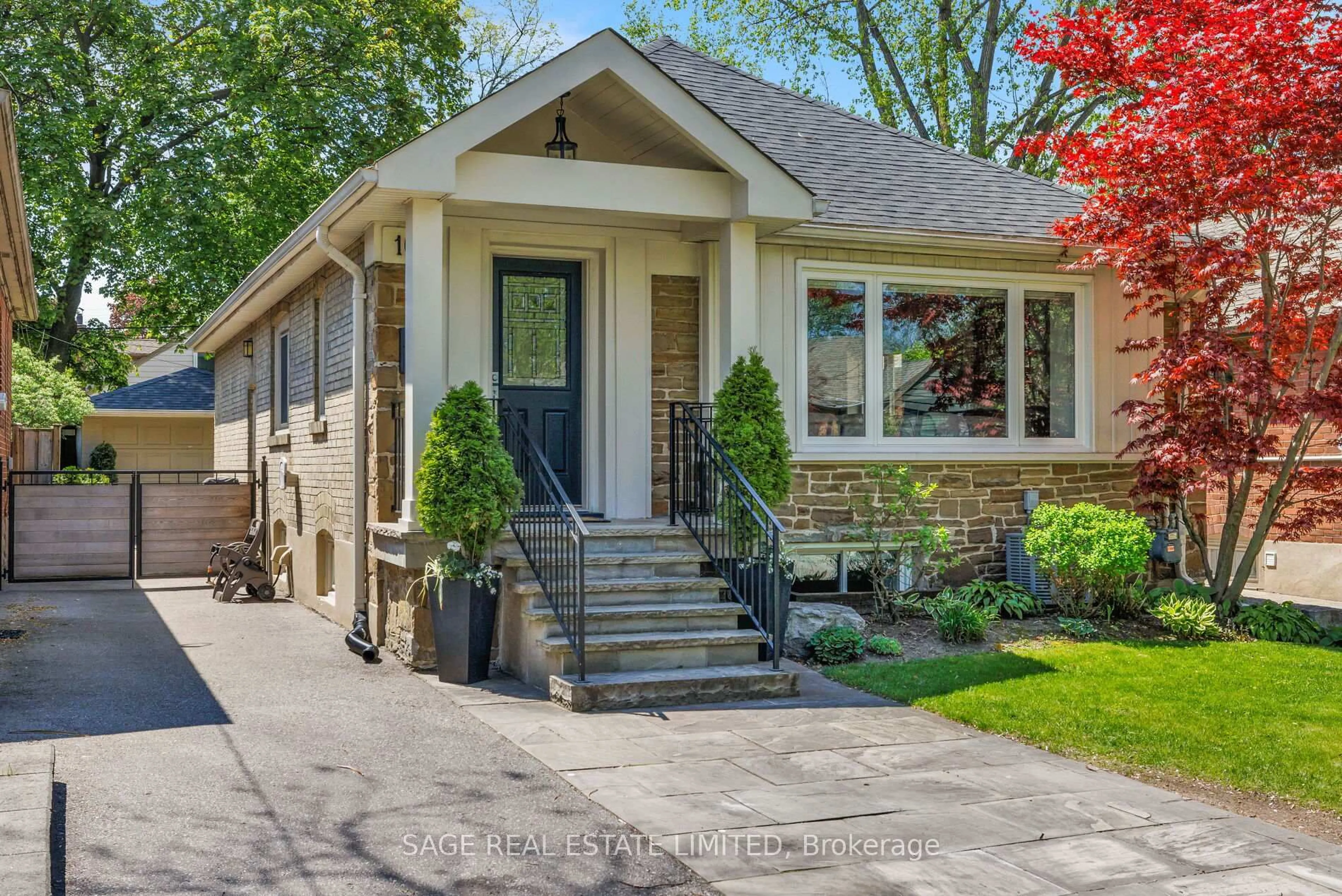 Home with brick exterior material, street for 102 Humbervale Blvd, Toronto Ontario M8Y 3P7
