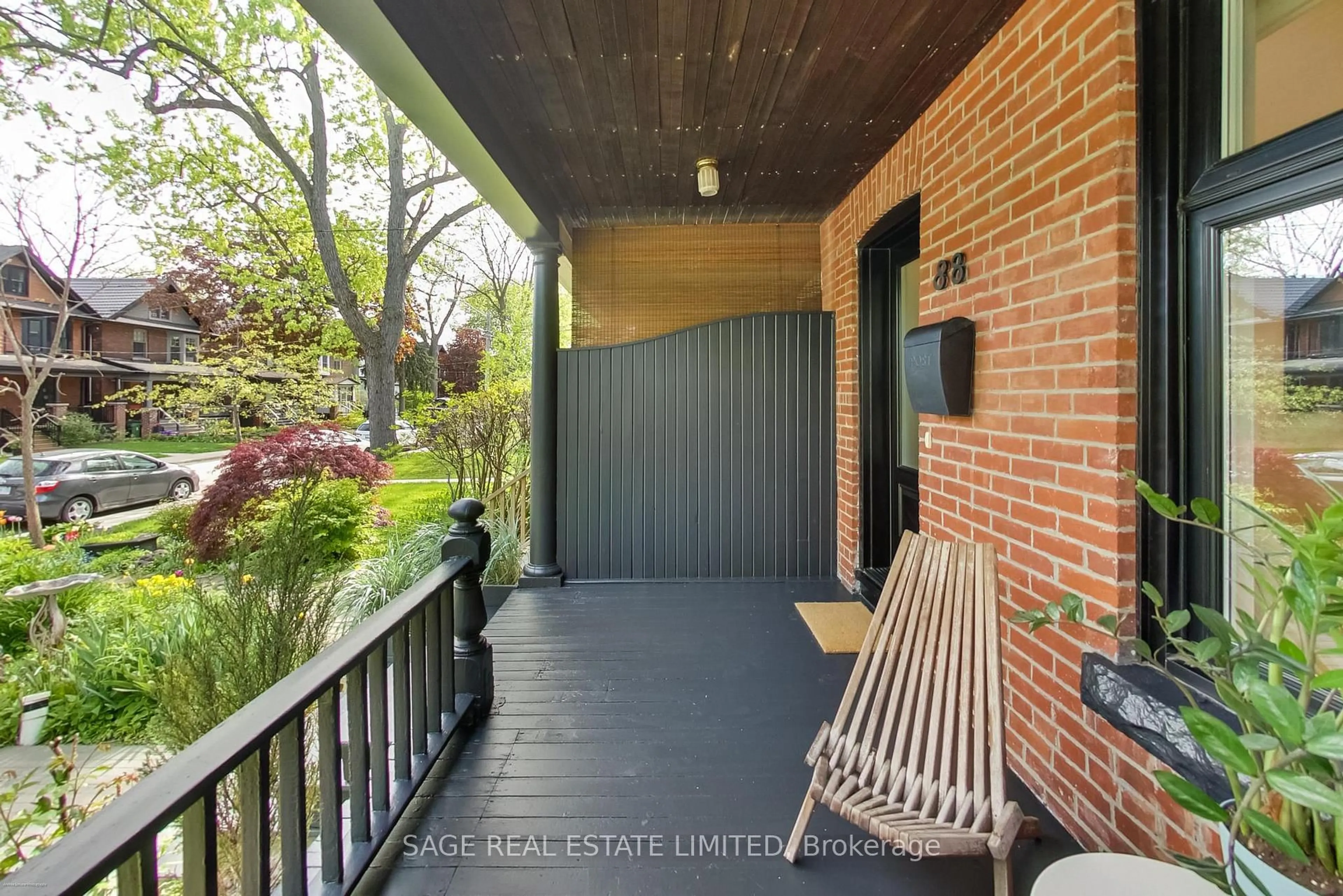 Patio, street for 88 Galley Ave, Toronto Ontario M6R 1H1