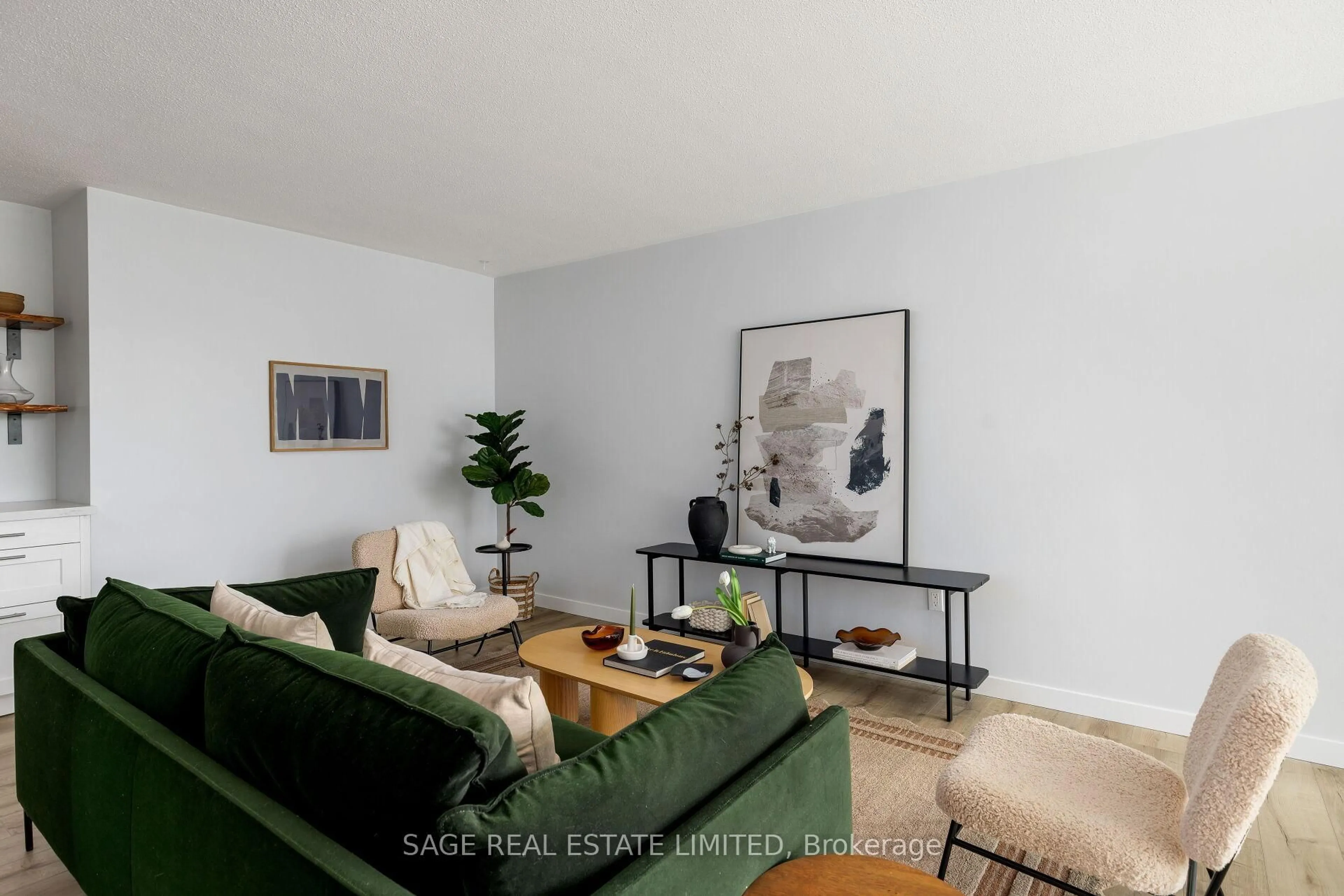 Living room with furniture, unknown for 61 Richview Rd #510, Toronto Ontario M9A 4M8