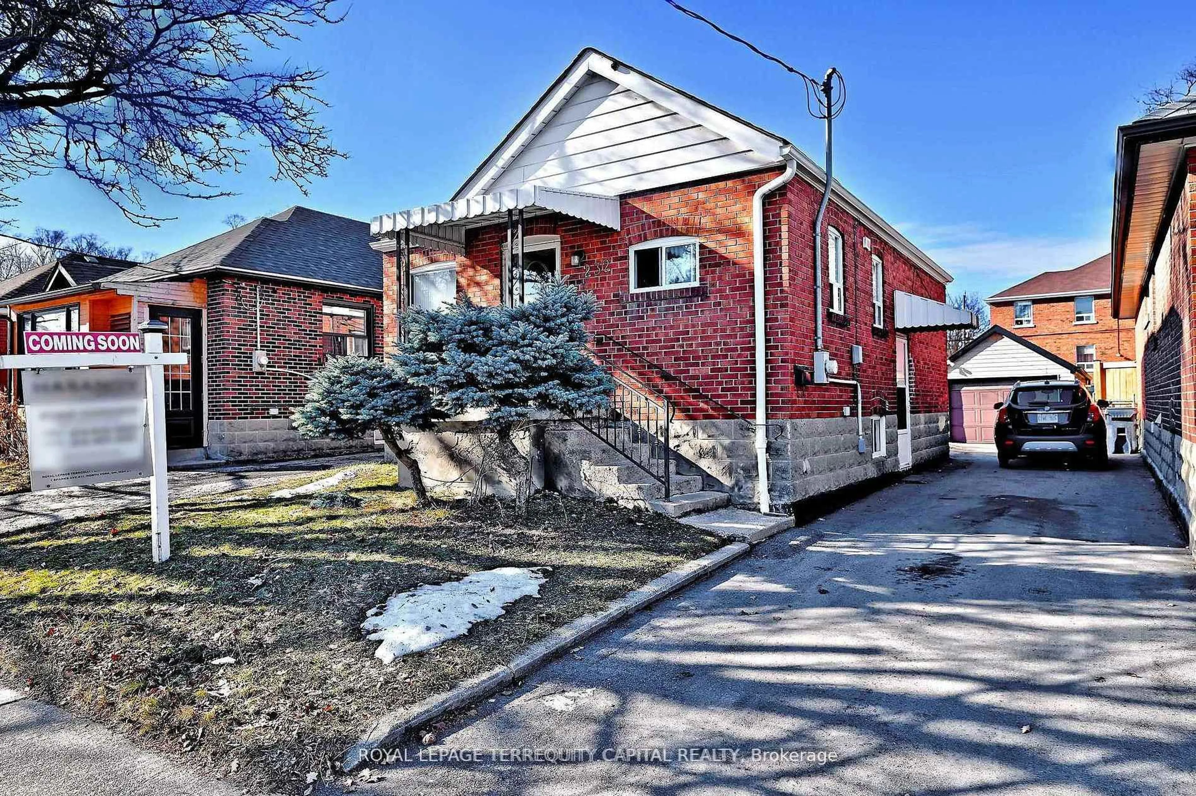 Home with brick exterior material, street for 232 Church St, Toronto Ontario M9N 1P1