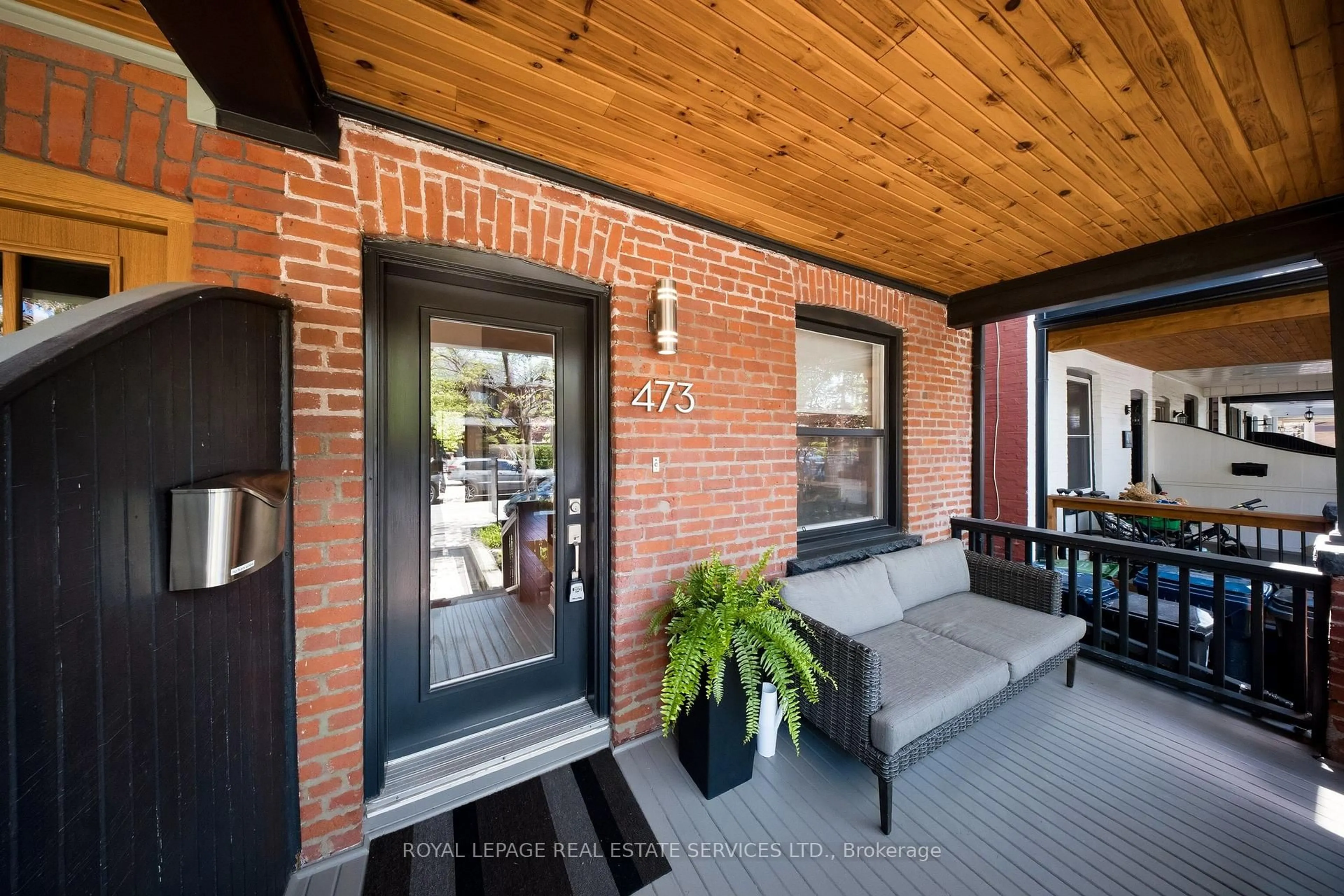 Home with brick exterior material, street for 473 Beresford Ave, Toronto Ontario M6S 3B8