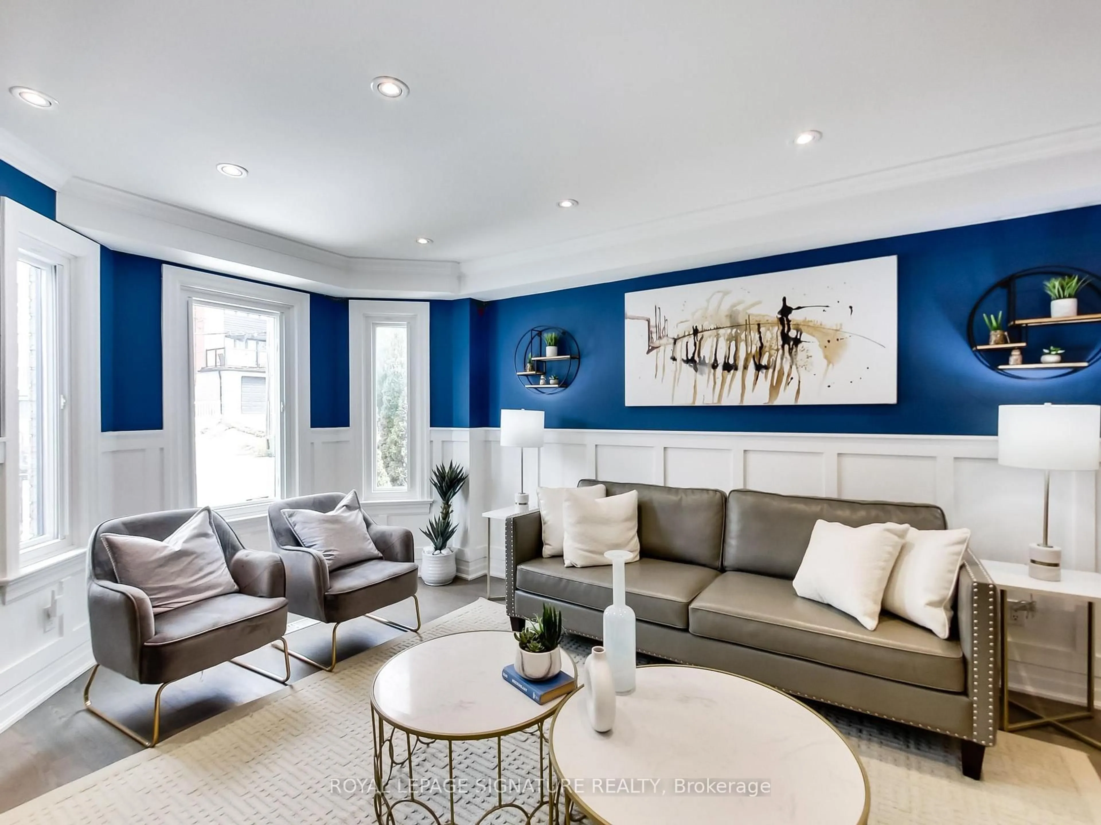 Living room with furniture, unknown for 55 Cameron Ave, Toronto Ontario M6M 1R1