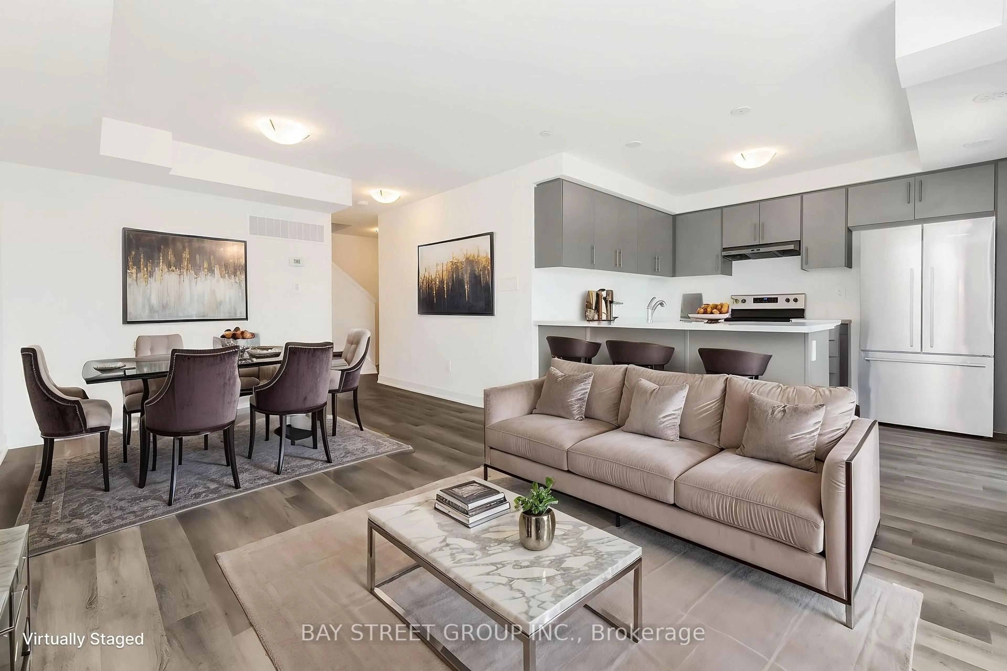 Living room with furniture, unknown for 15 Romilly Ave #17, Brampton Ontario L7A 5L8