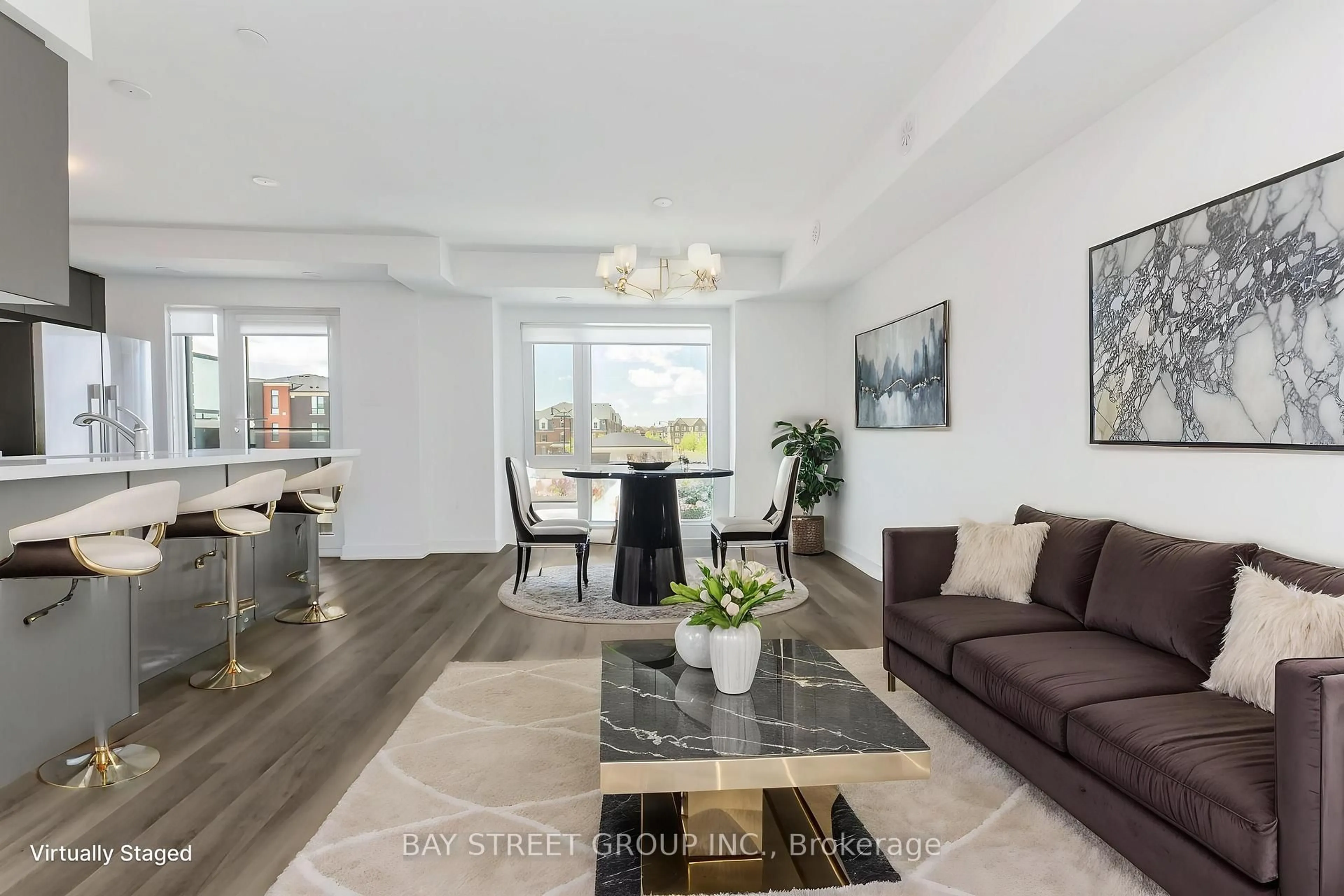 Living room with furniture, unknown for 15 Romilly Ave #17, Brampton Ontario L7A 5L8