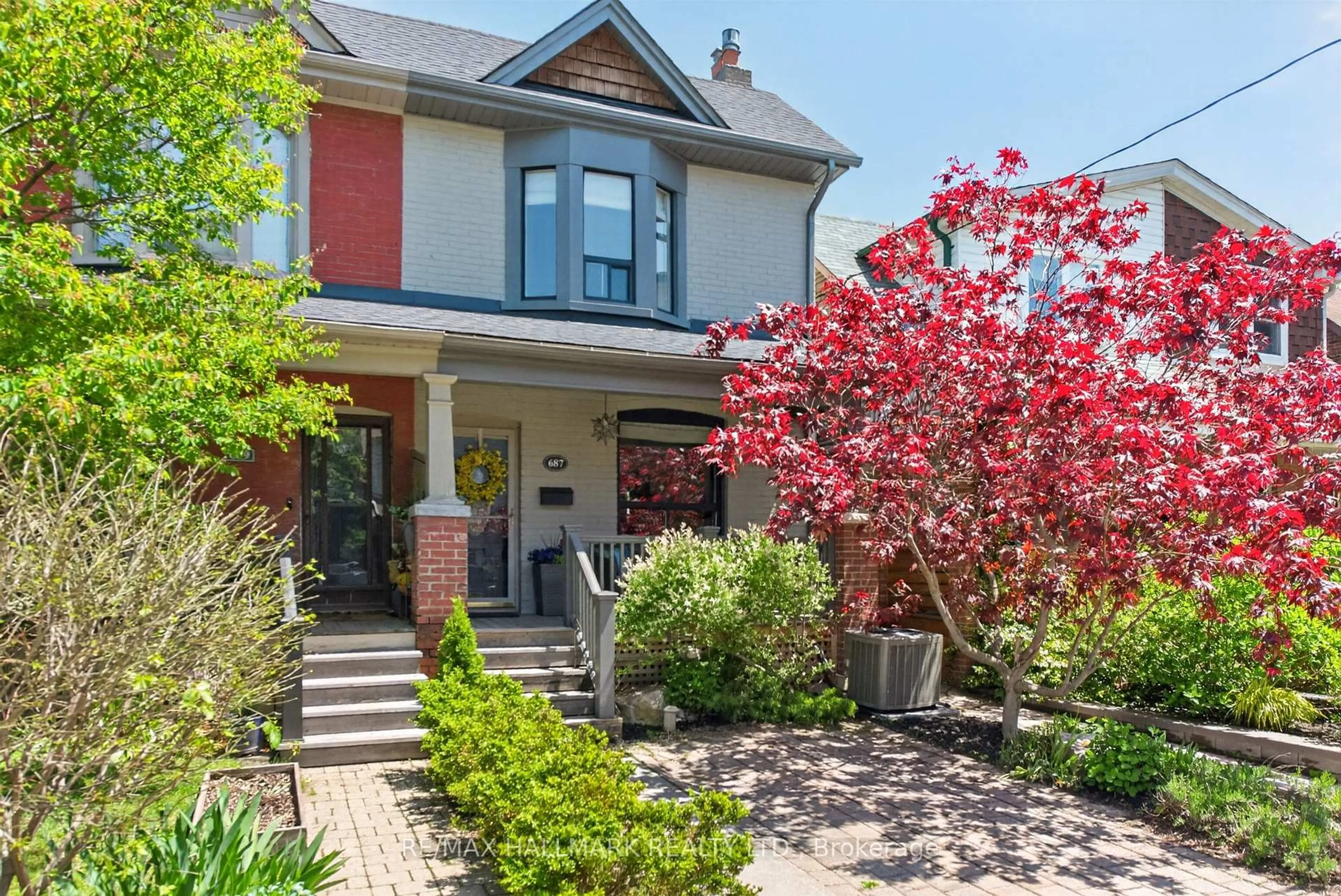 Home with brick exterior material, street for 687 Durie St, Toronto Ontario M6S 3H4