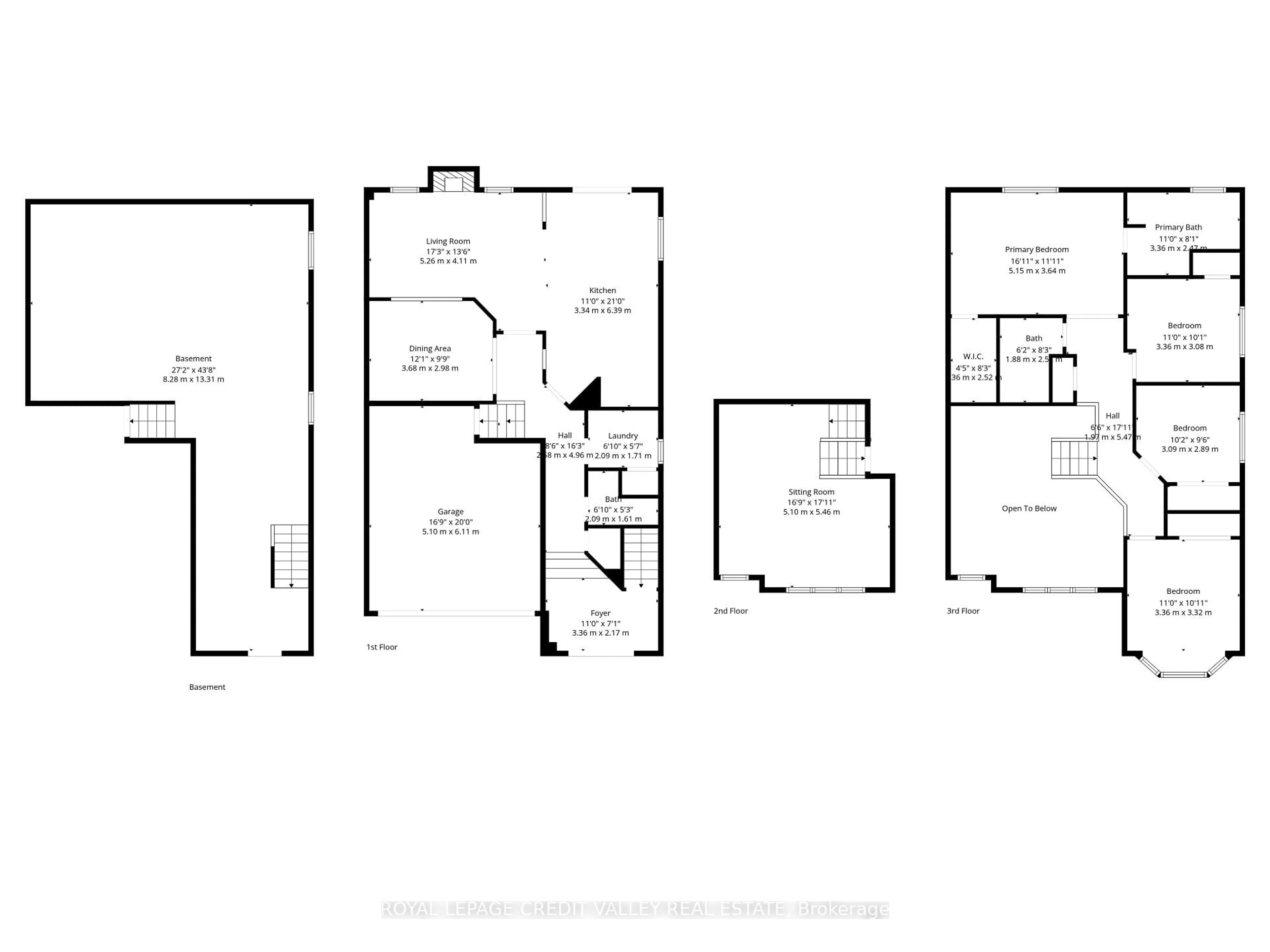Floor plan for 1193 Knight Tr, Milton Ontario L9T 5R9