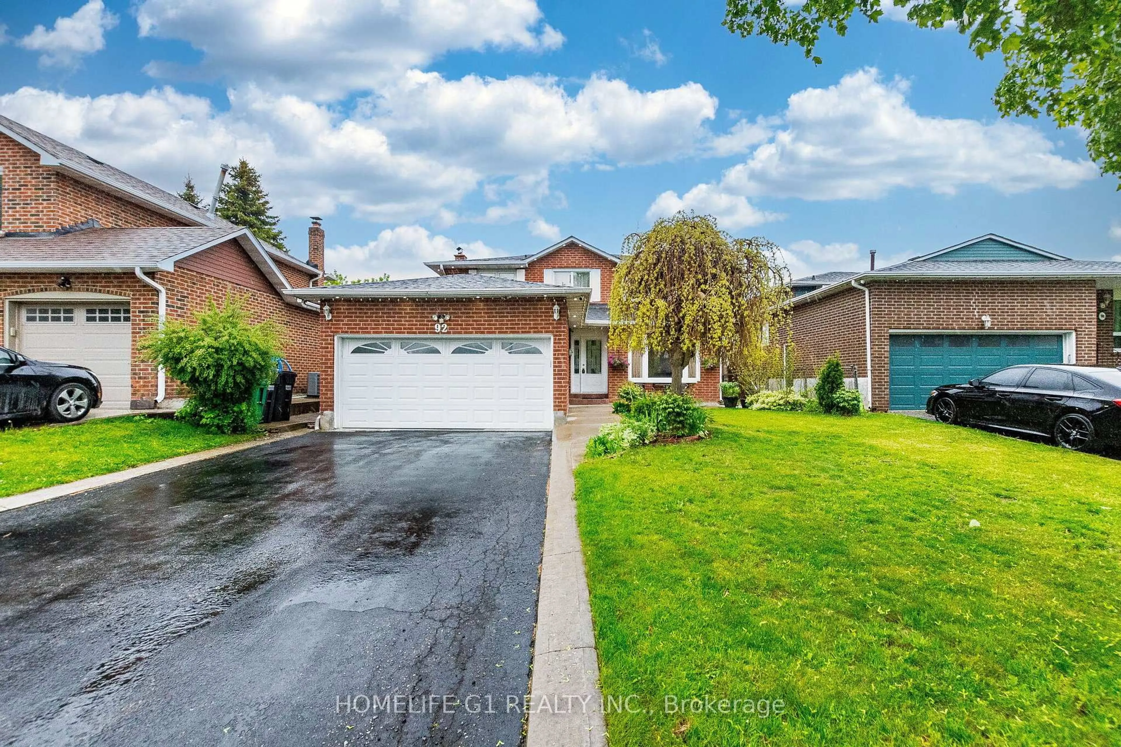 Home with brick exterior material, street for 92 Reynier Dr, Brampton Ontario L6Z 1M1
