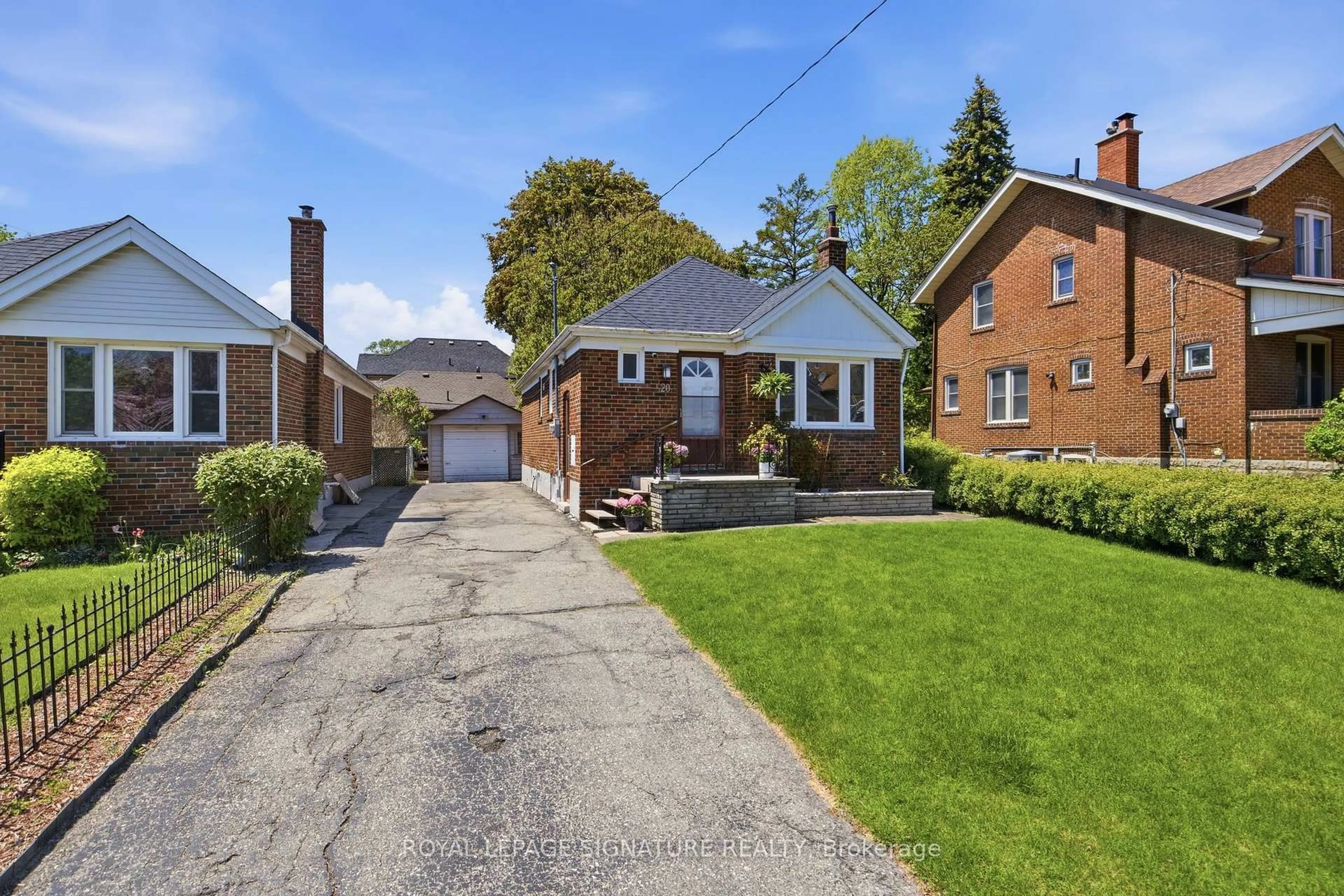 Home with brick exterior material, street for 20 Aldgate Ave, Toronto Ontario M8Y 3L6