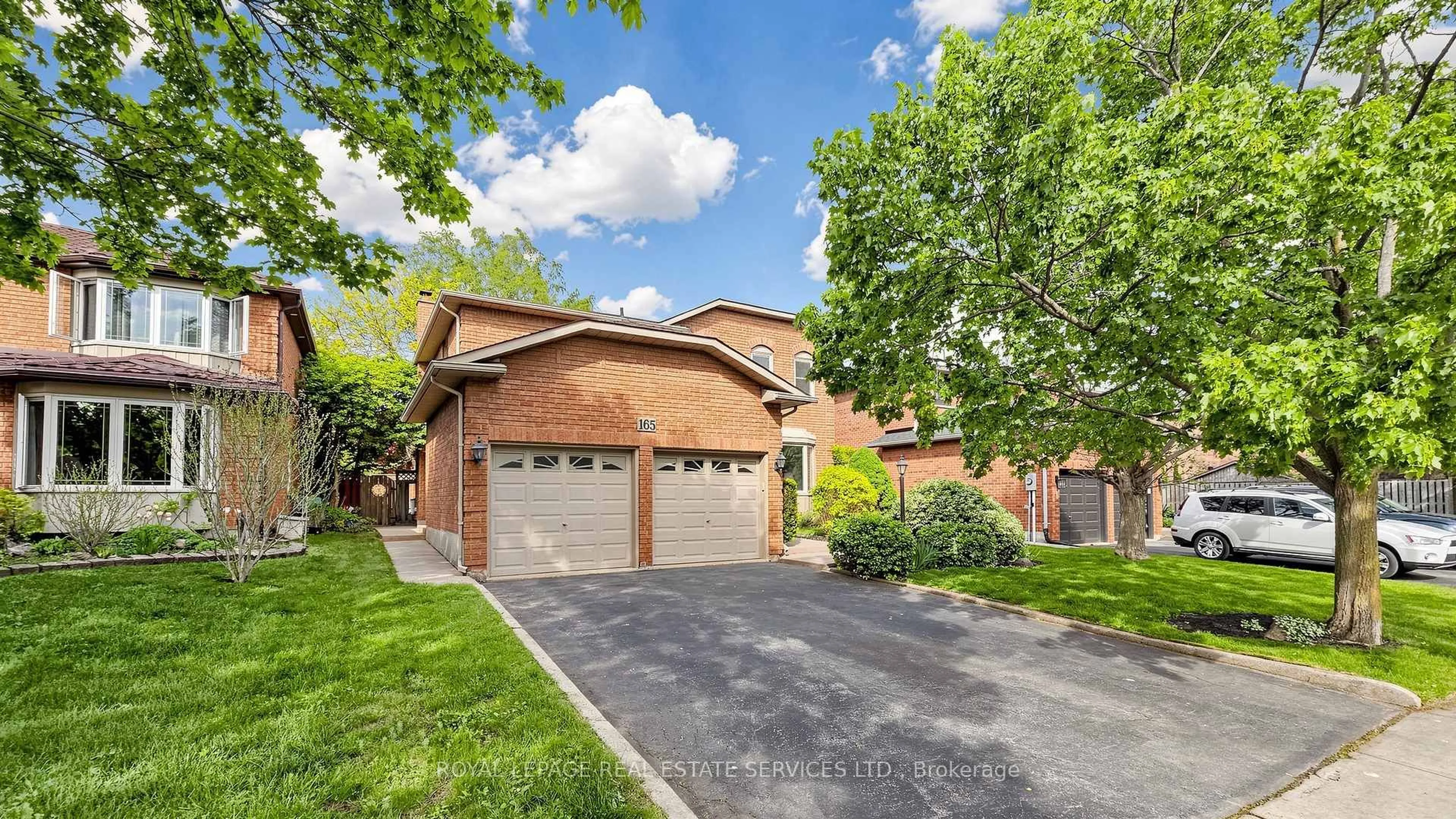 Home with brick exterior material, street for 165 Warner Dr, Oakville Ontario L6L 6E7