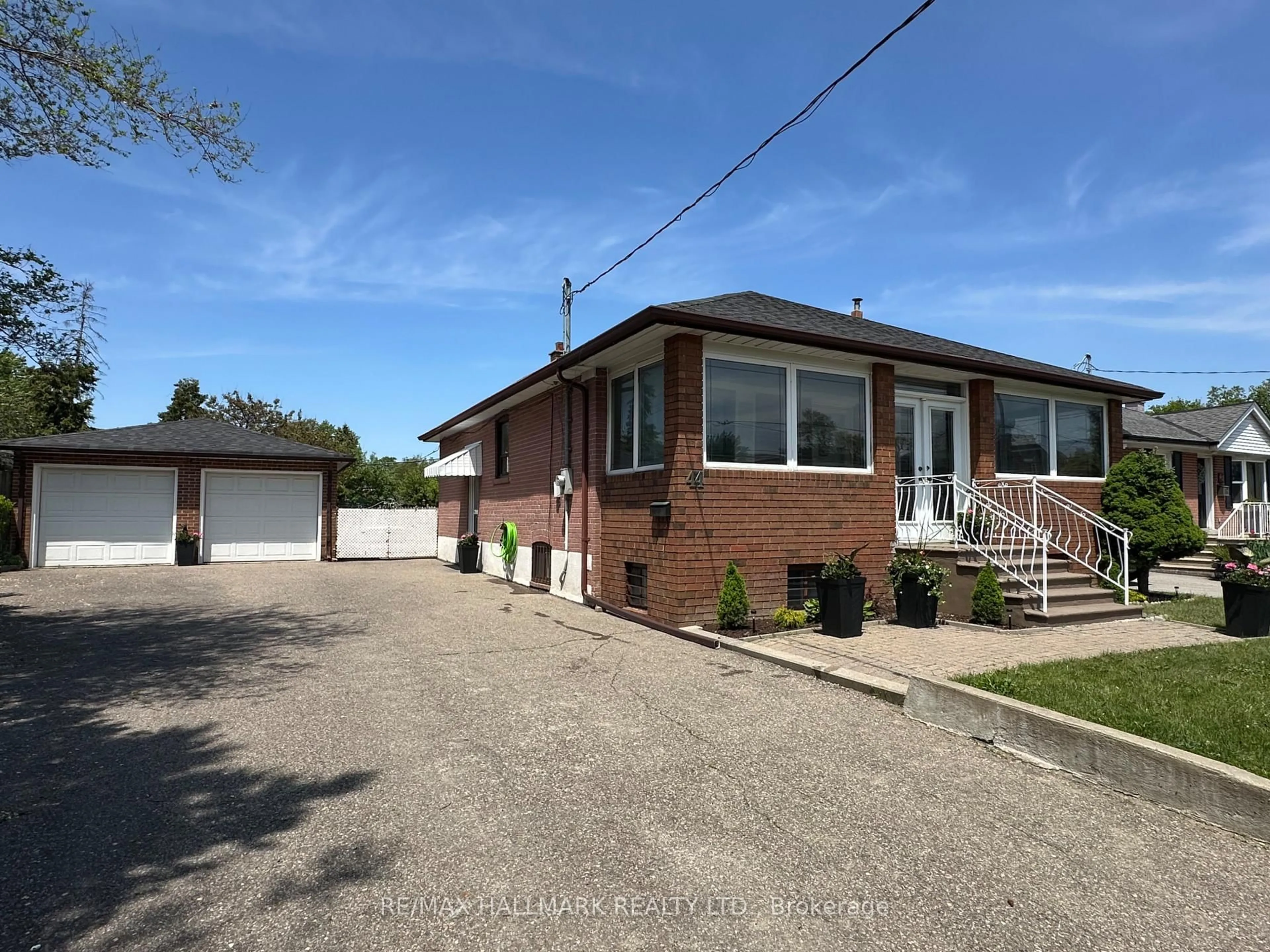 Home with brick exterior material, street for 44 Kirby Rd, Toronto Ontario M3L 1B4