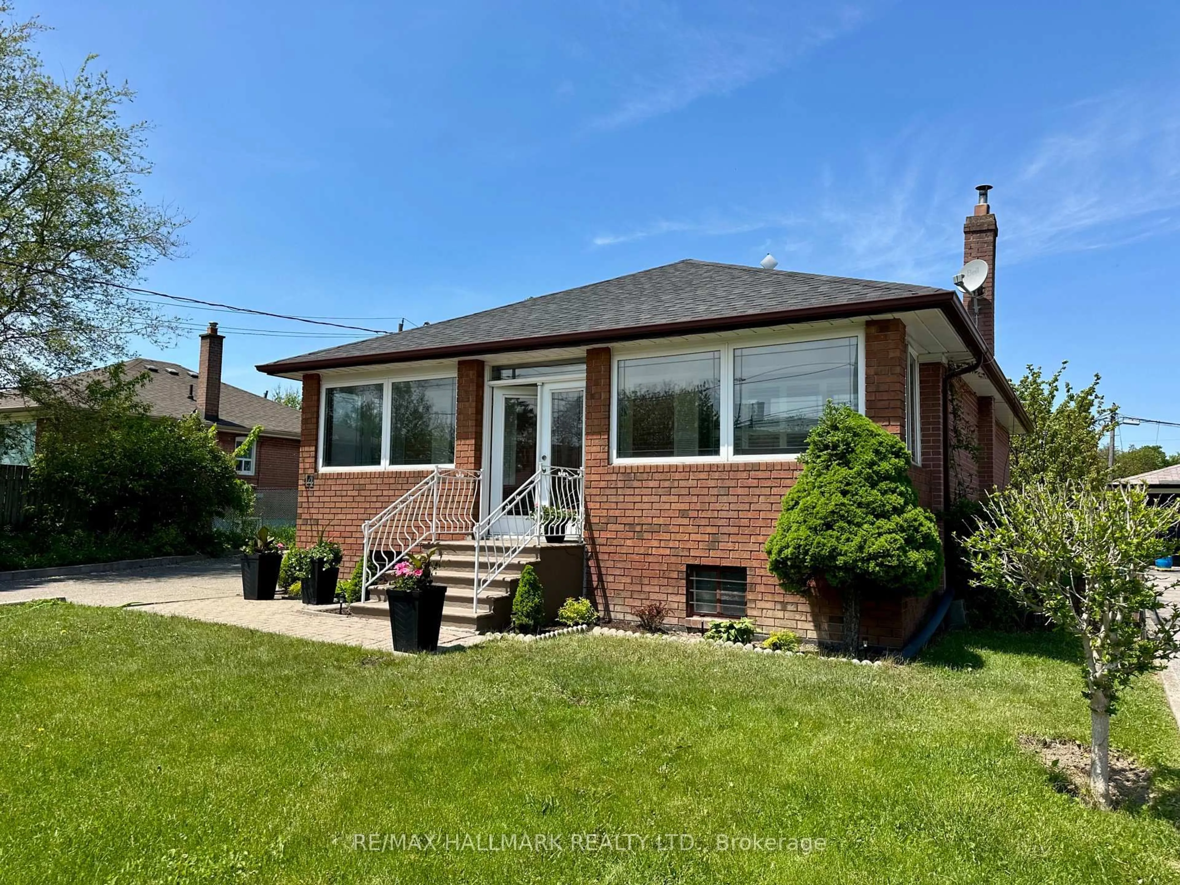 Home with brick exterior material, street for 44 Kirby Rd, Toronto Ontario M3L 1B4
