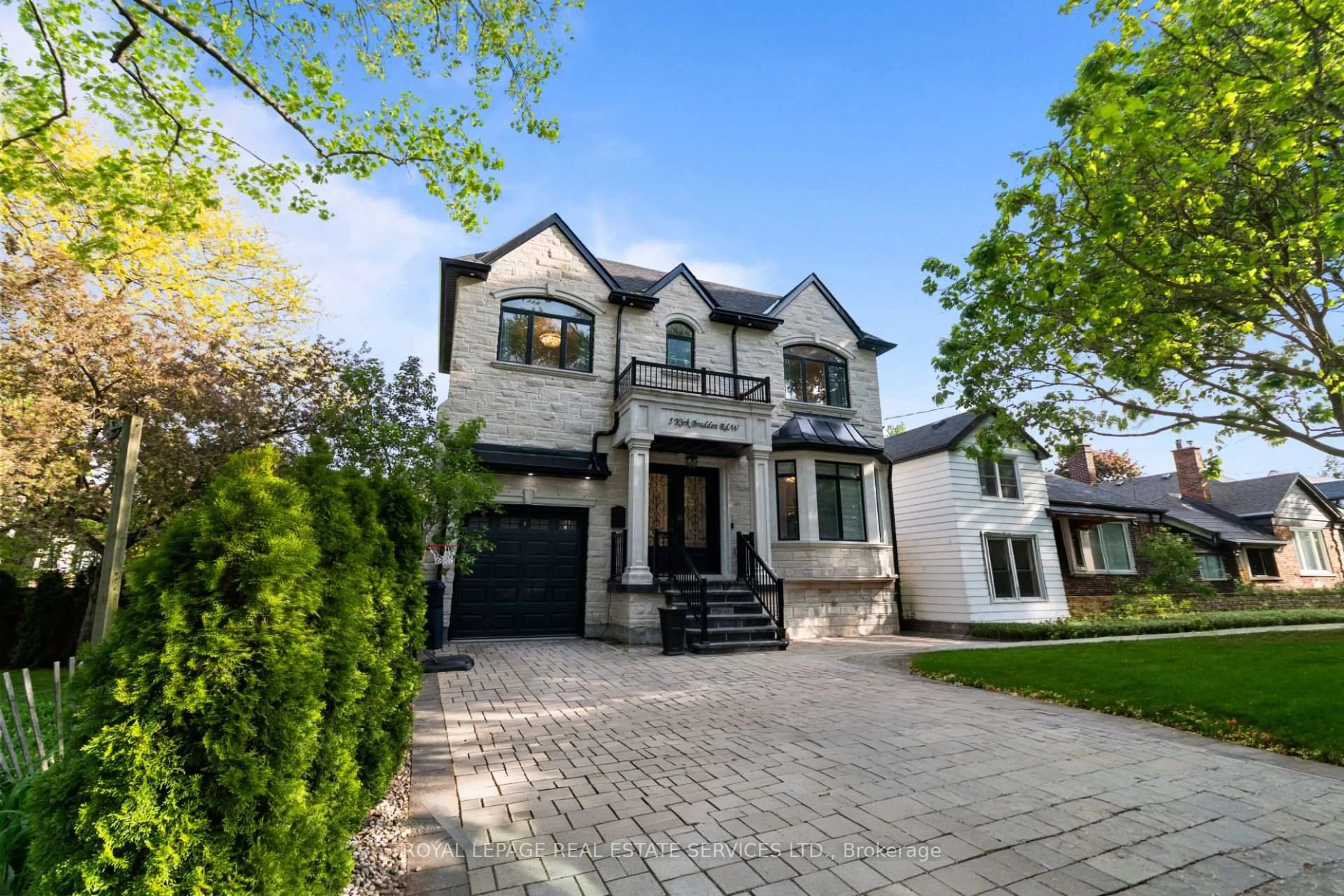 Home with brick exterior material, street for 5 Kirk Bradden Rd, Toronto Ontario M8Y 2G1