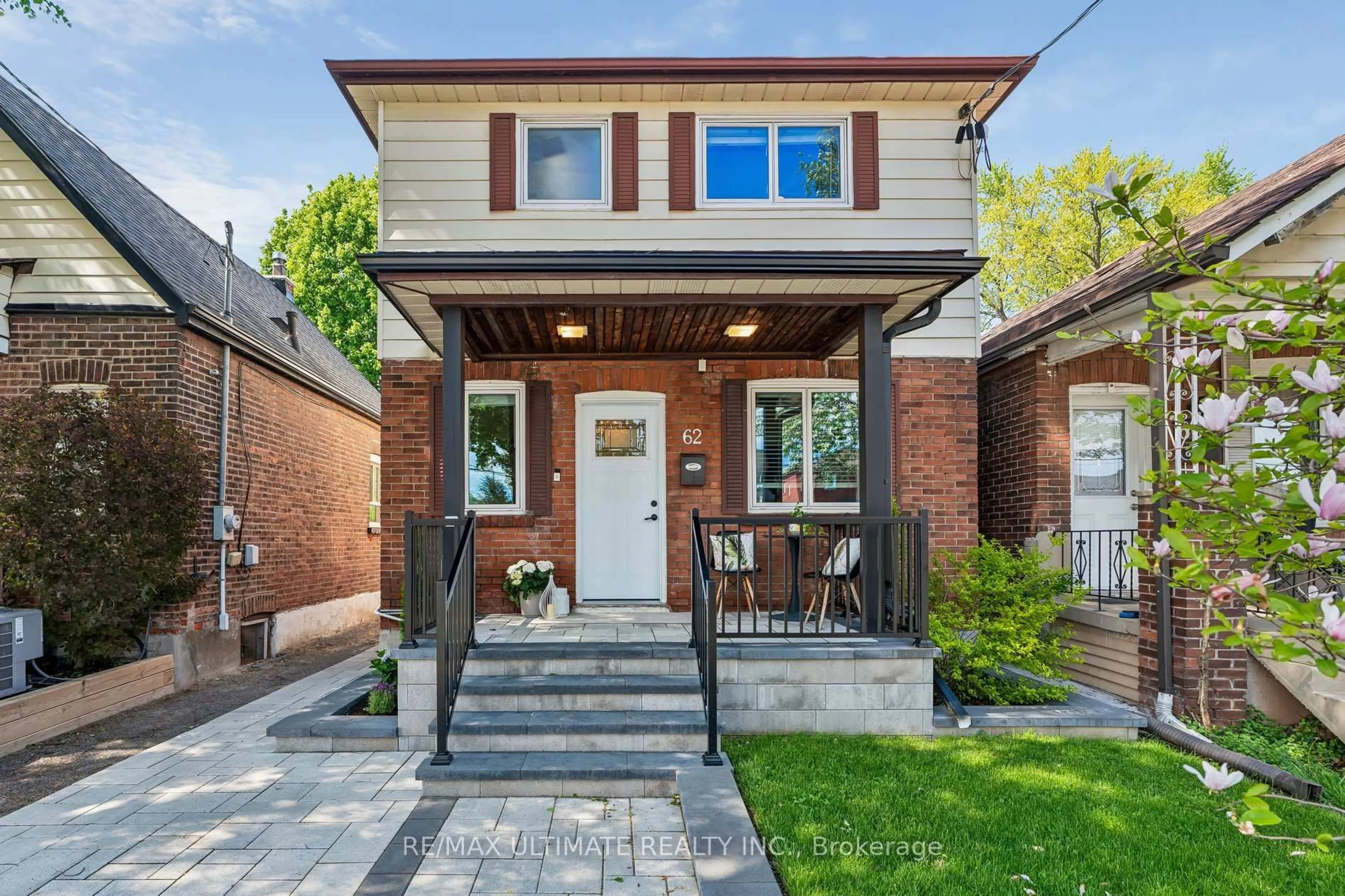 Home with brick exterior material, street for 62 Lambton Ave, Toronto Ontario M6N 2S1