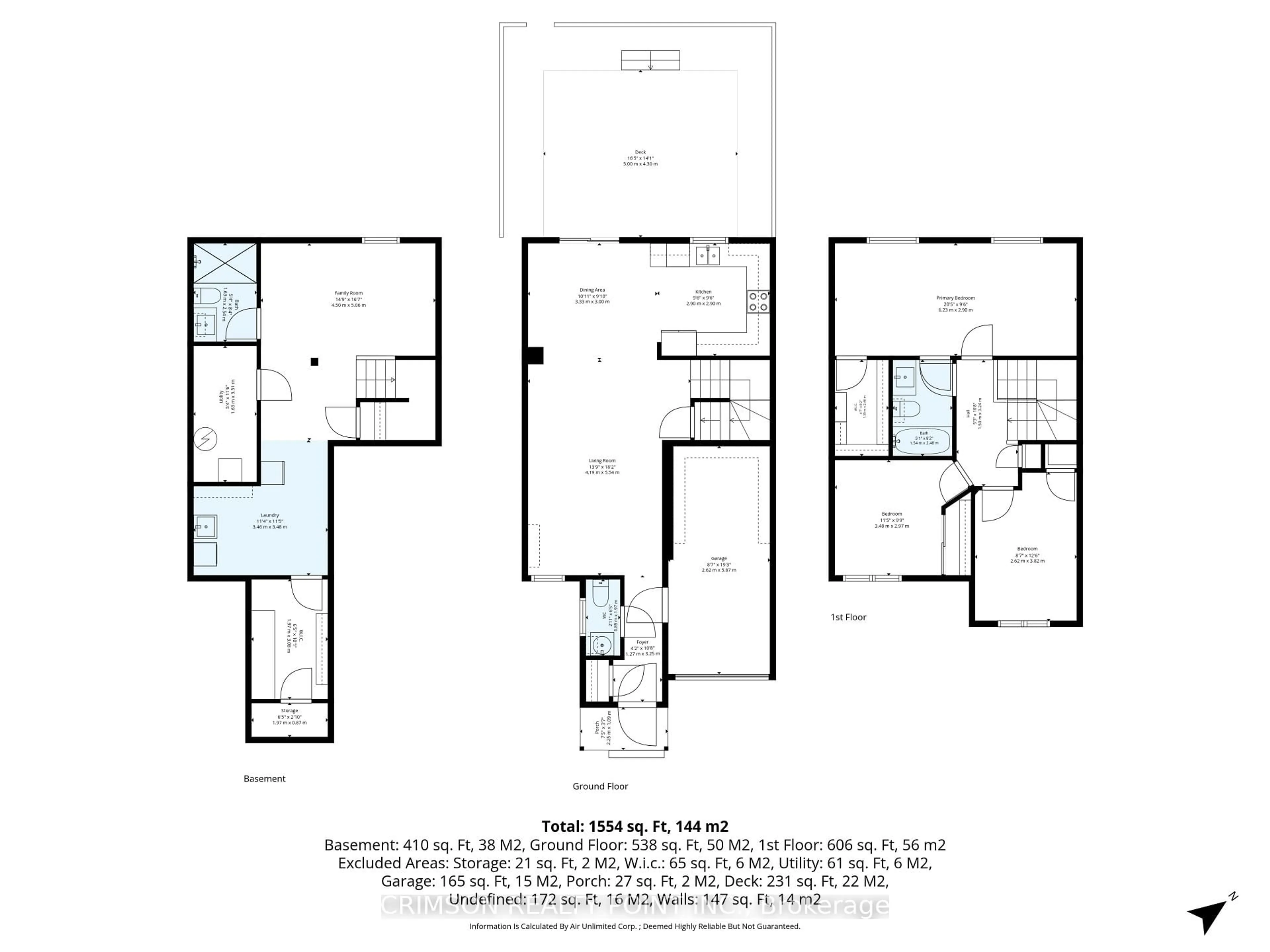 Floor plan for 42 Dawson Cres, Milton Ontario L9T 5H9