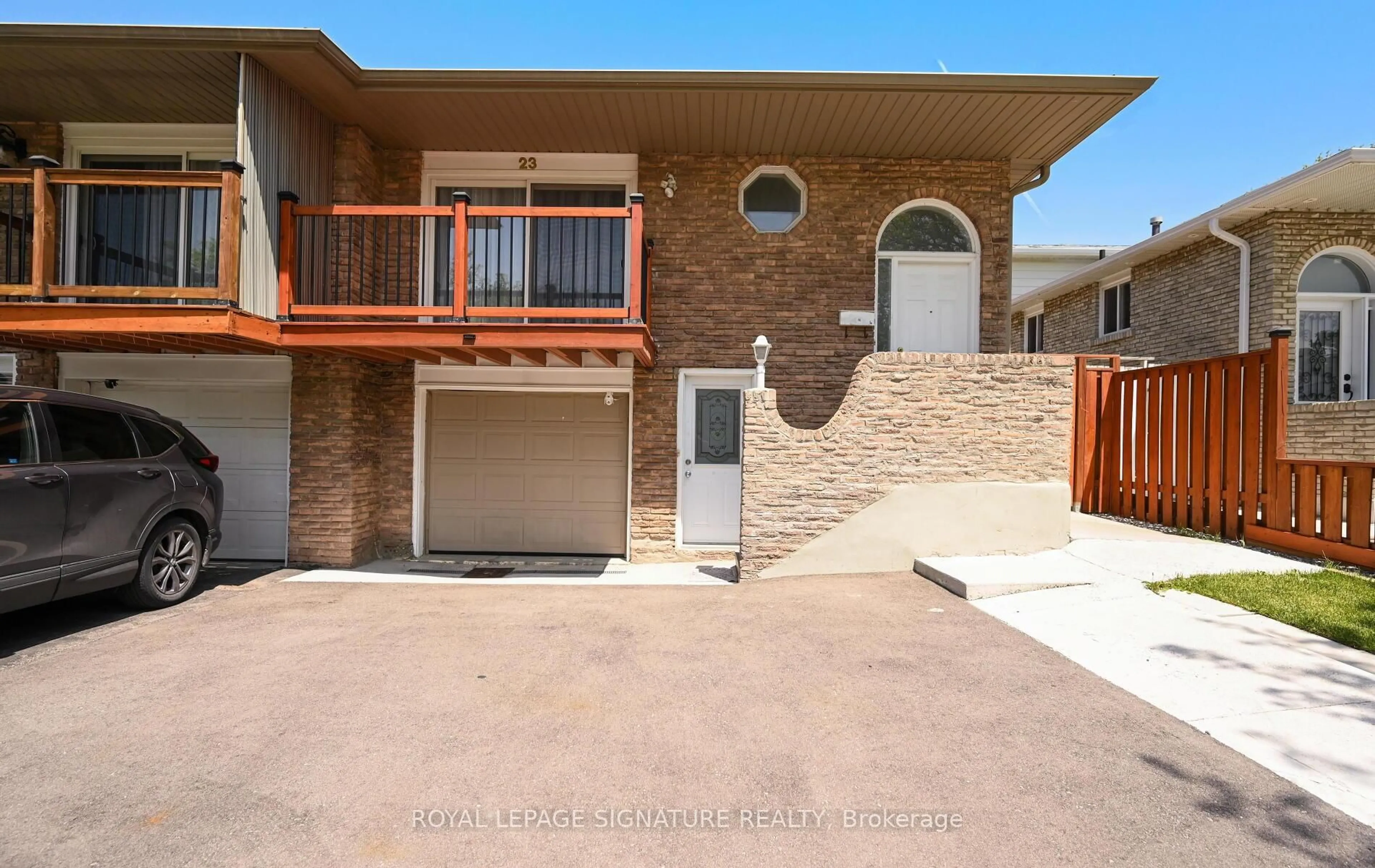 Home with brick exterior material, street for 23 Abell Dr, Brampton Ontario L6V 2W1