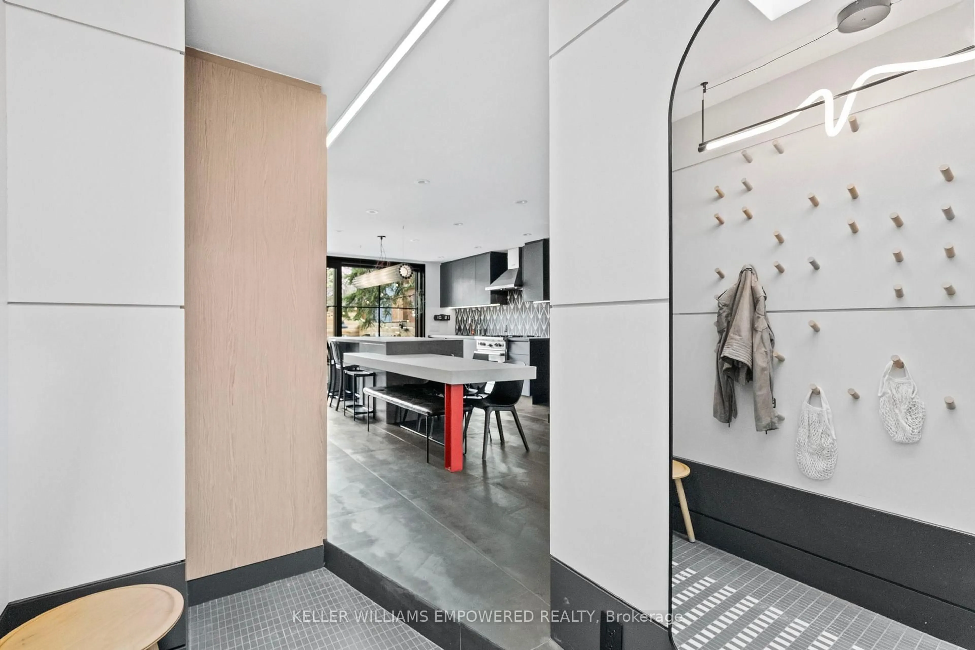 Contemporary bathroom, ceramic/tile floor for 134 Geoffrey St, Toronto Ontario M6R 1P5