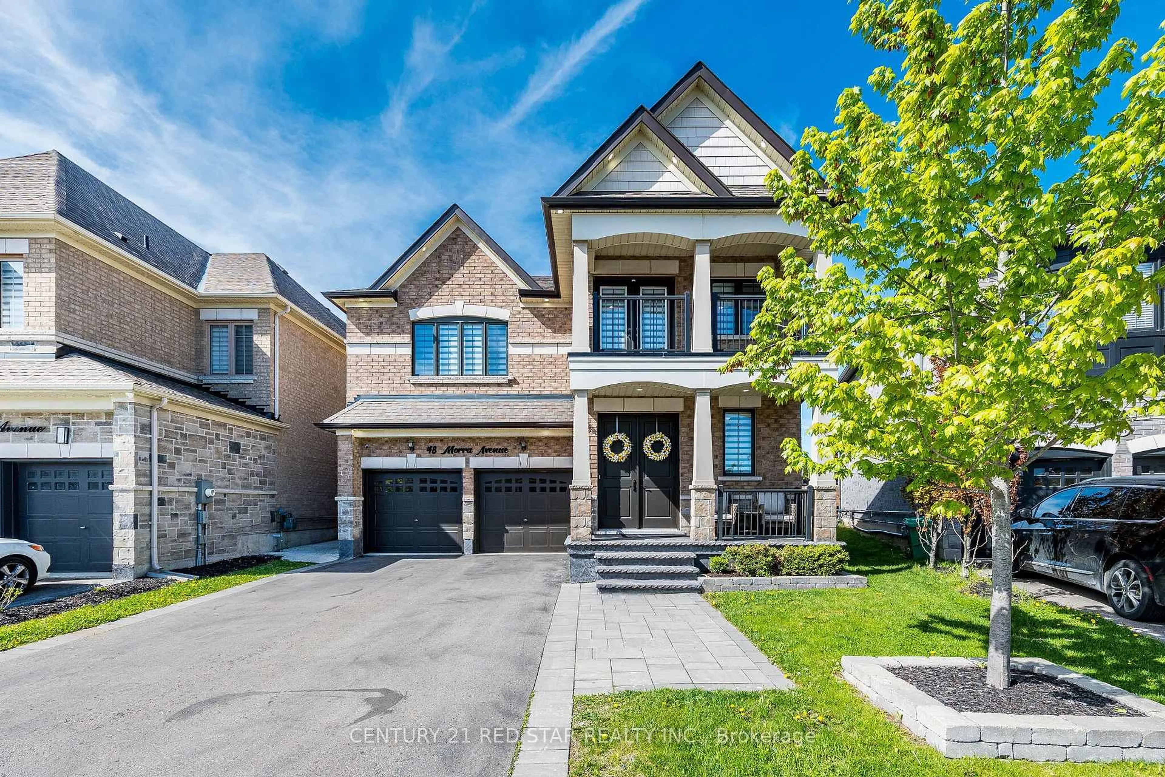 Home with brick exterior material, street for 48 Morra Ave, Caledon Ontario L7E 4K6