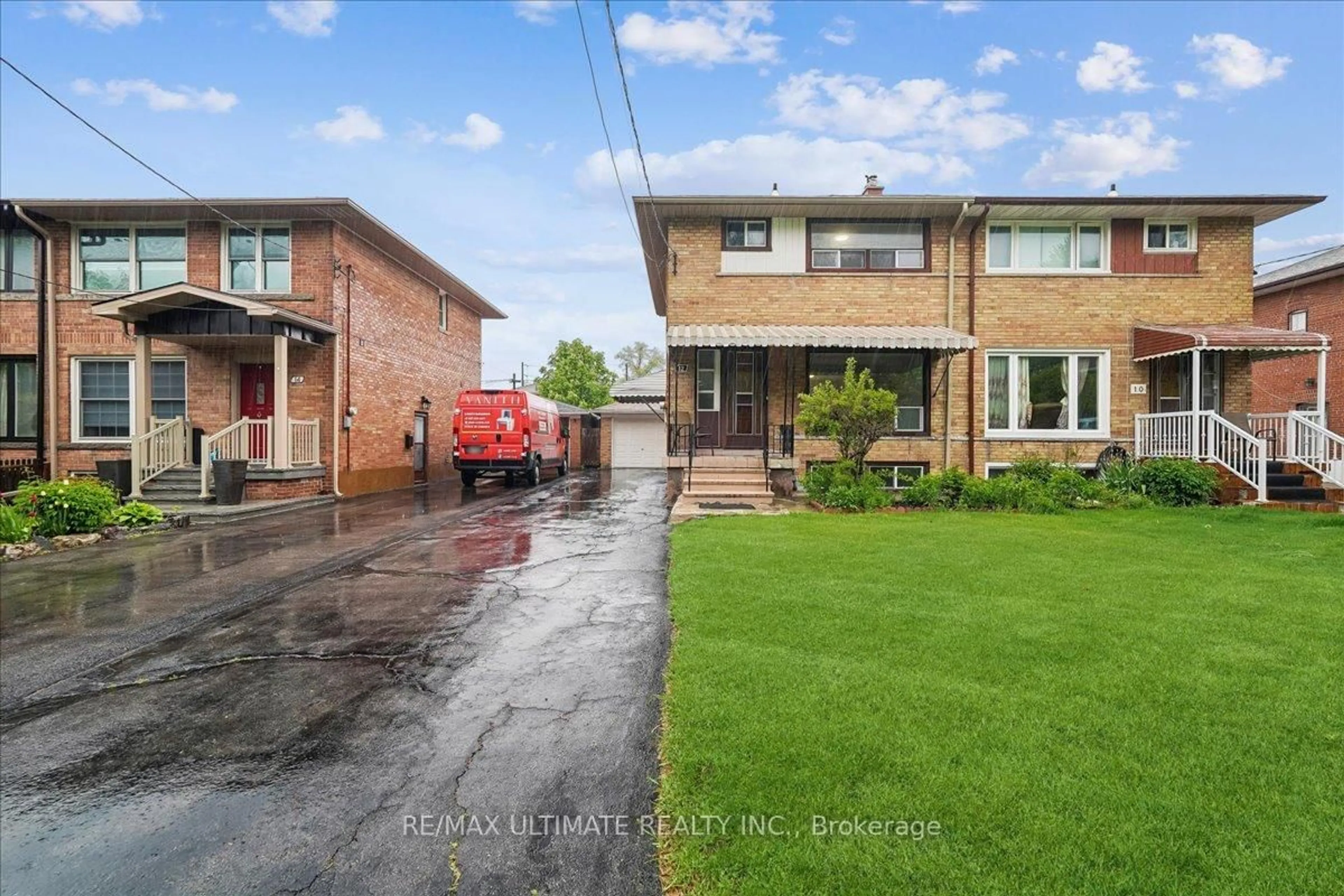 Home with brick exterior material, street for 12 Thurodale Ave, Toronto Ontario M6M 3B3