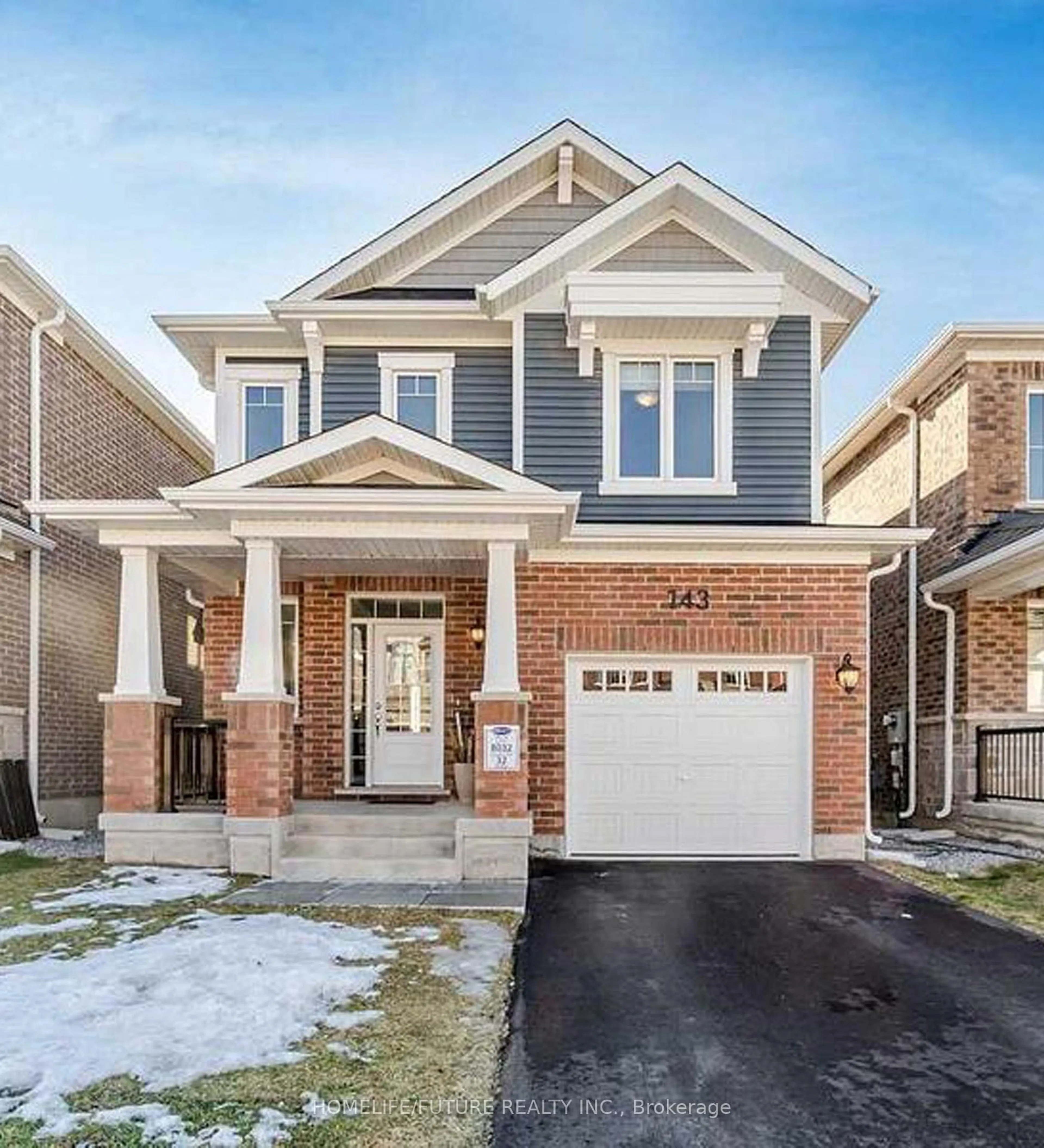 Home with brick exterior material, street for 143 Yates Dr, Milton Ontario L9E 1S7