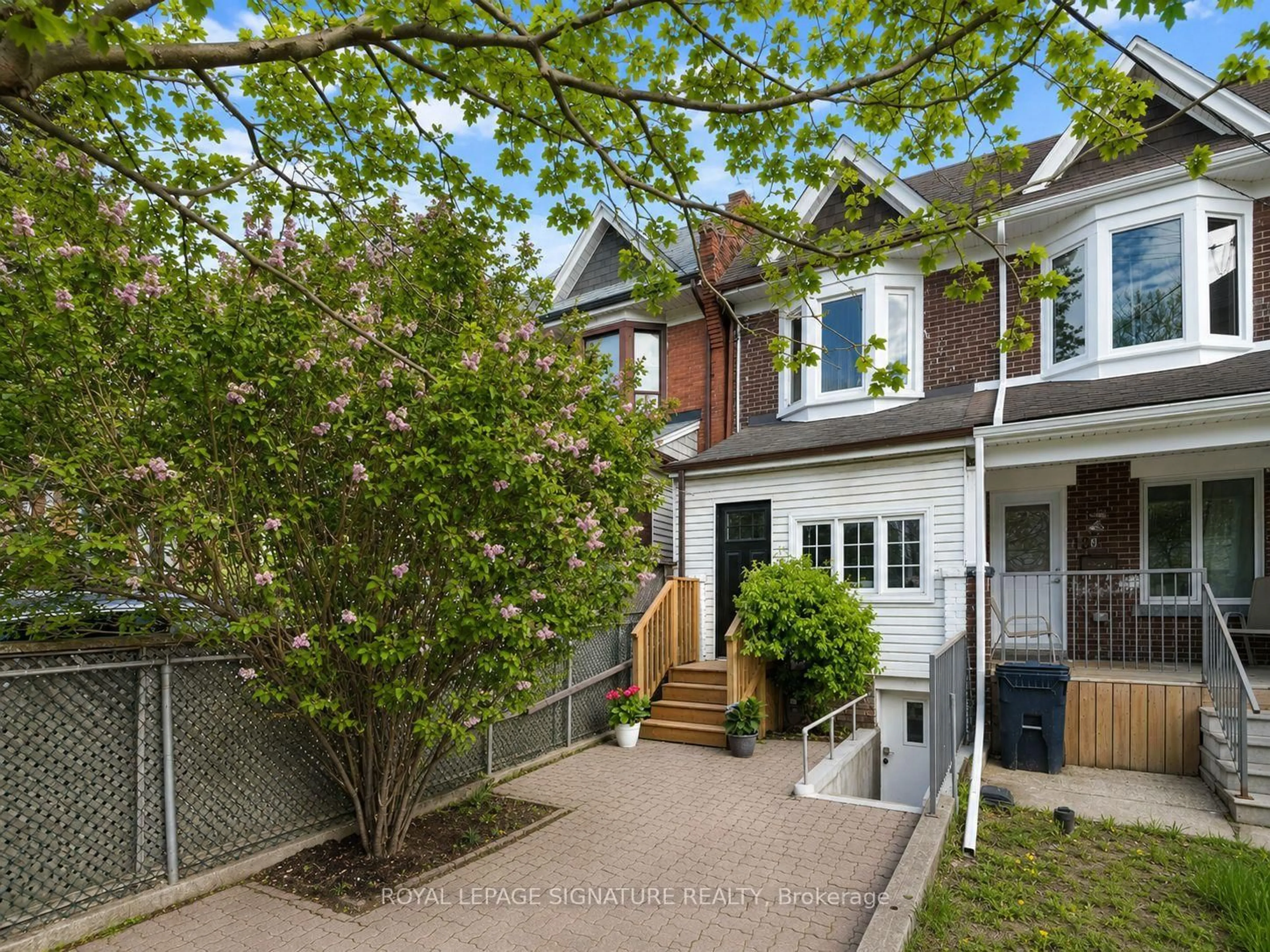 Home with brick exterior material, street for 13 Auburn Ave, Toronto Ontario M6H 2L6