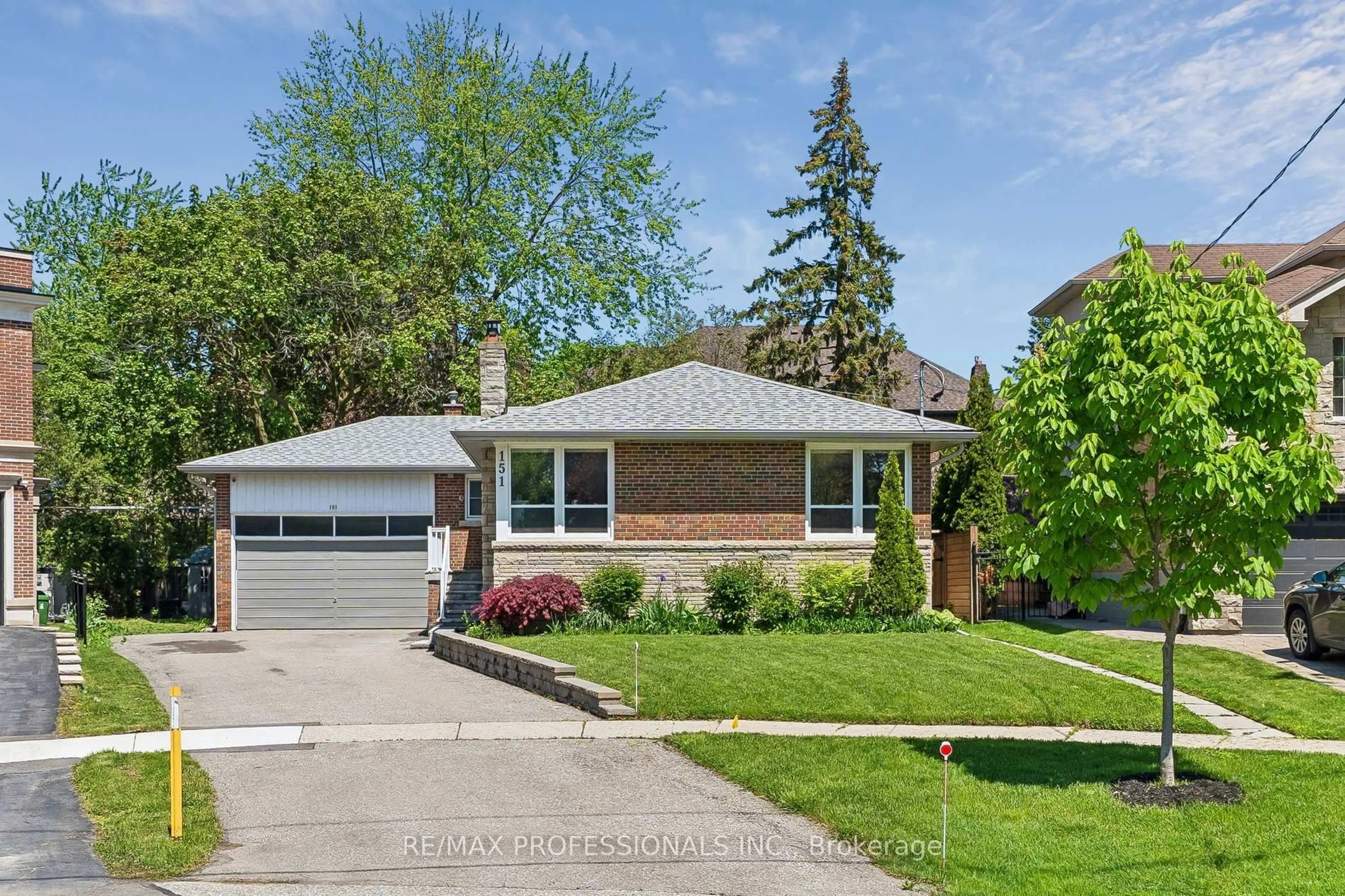 Home with brick exterior material, street for 151 Perry Cres, Toronto Ontario M9A 1K8