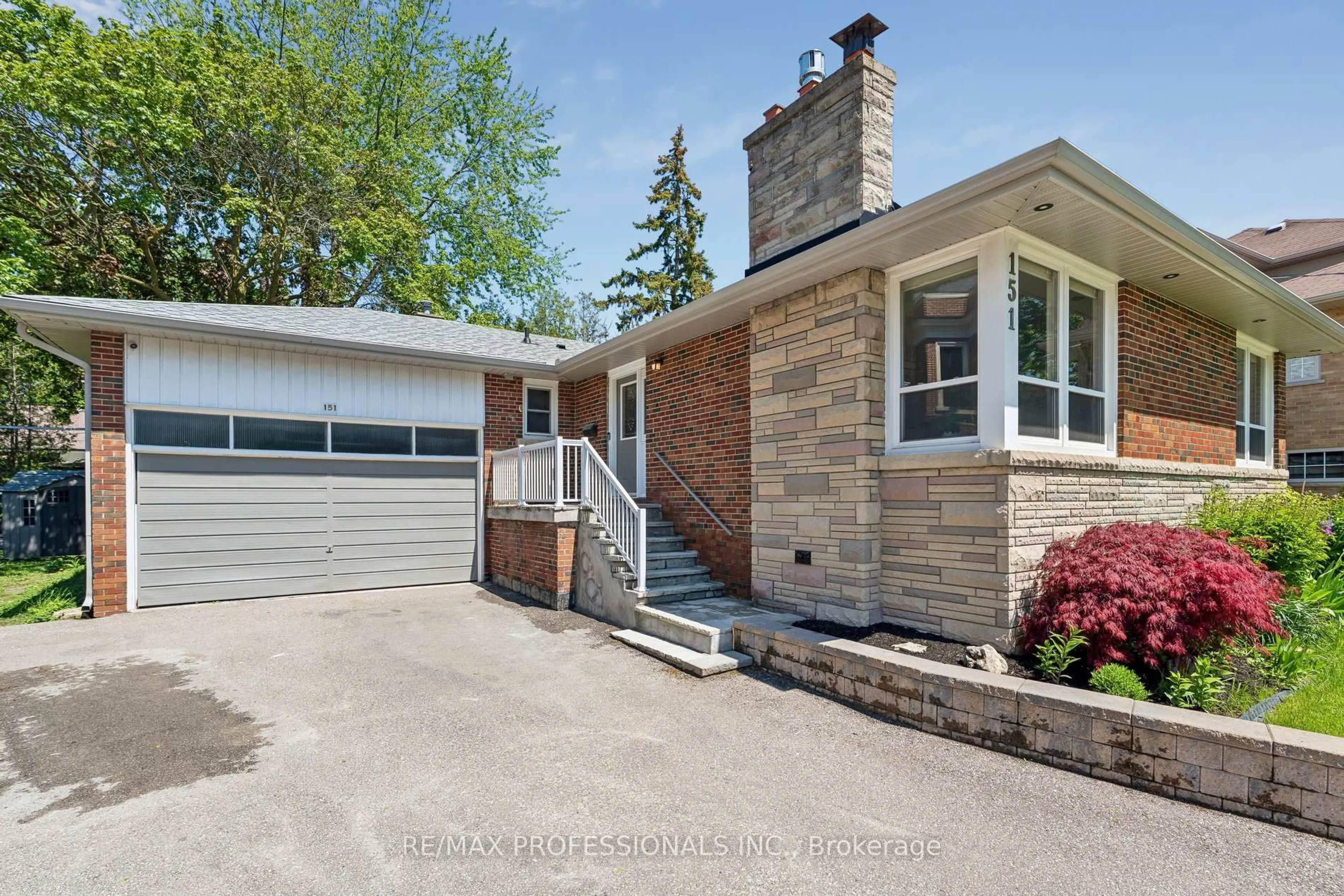 Home with brick exterior material, street for 151 Perry Cres, Toronto Ontario M9A 1K8