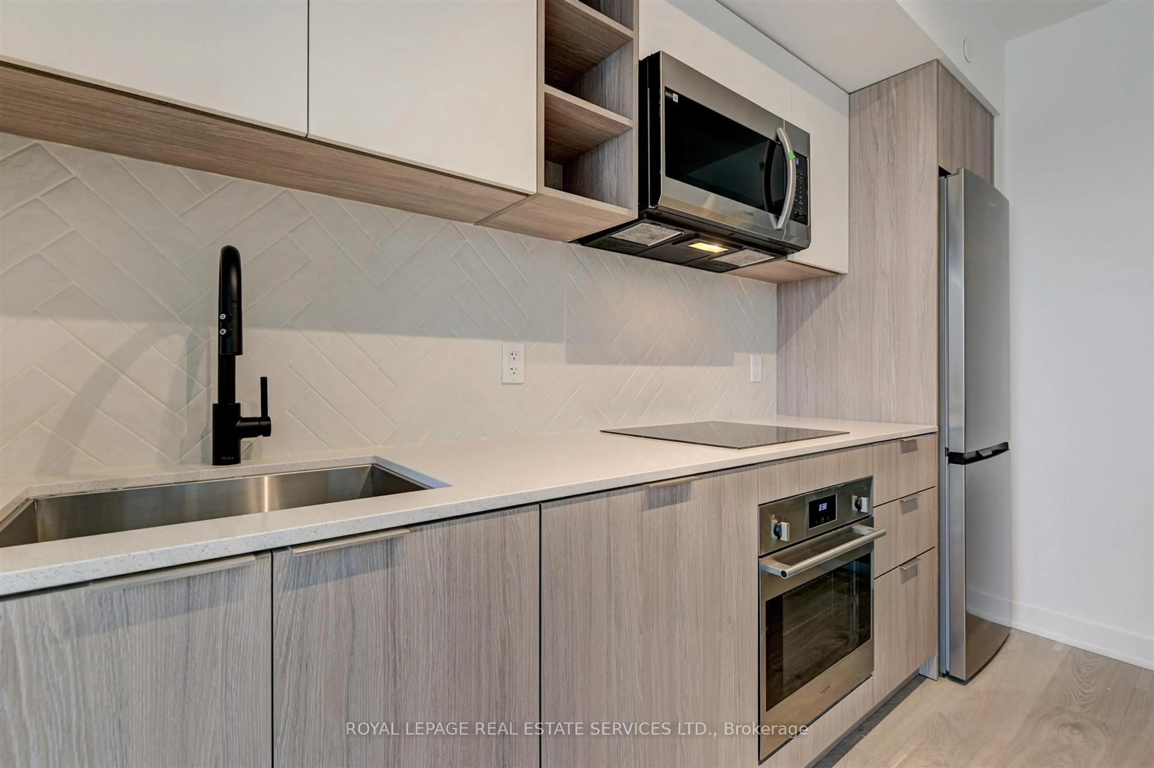 Standard kitchen, unknown for 36 Zorra St ##523, Toronto Ontario M8Z 4Z7
