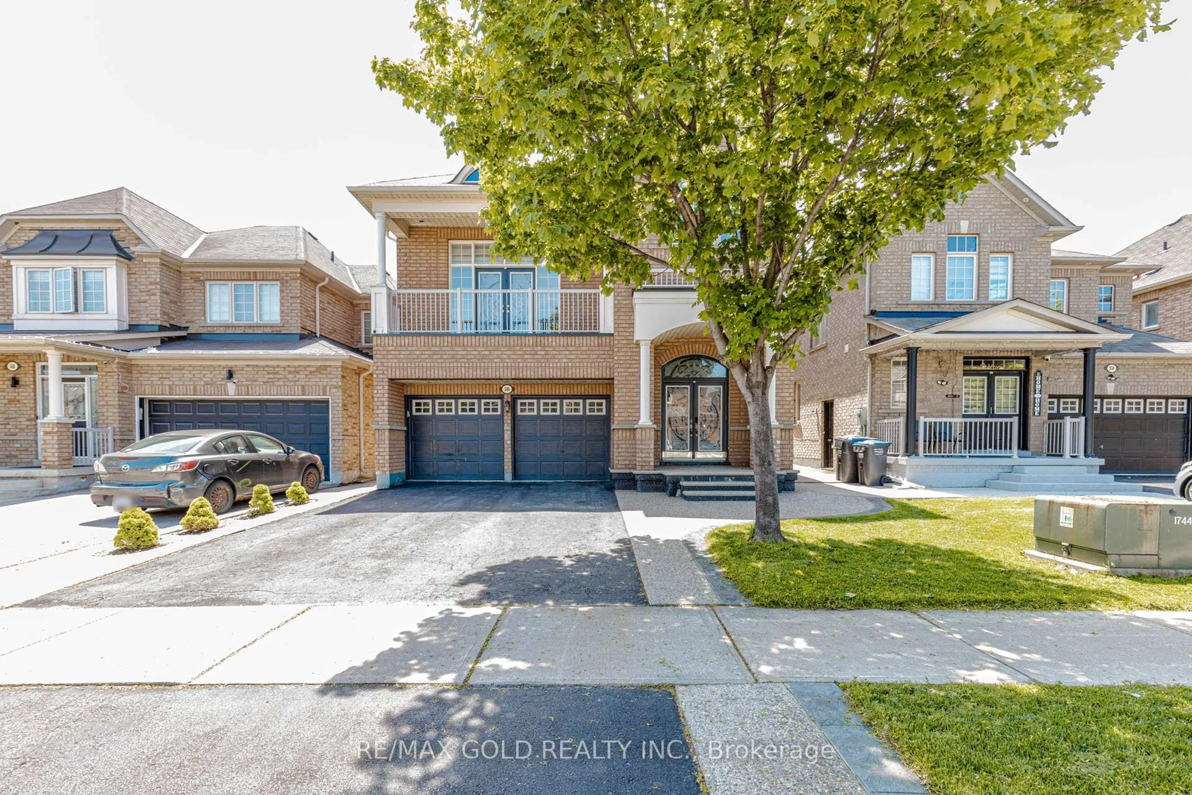 Home with brick exterior material, street for 548 Fernforest Dr, Brampton Ontario L6R 0V8