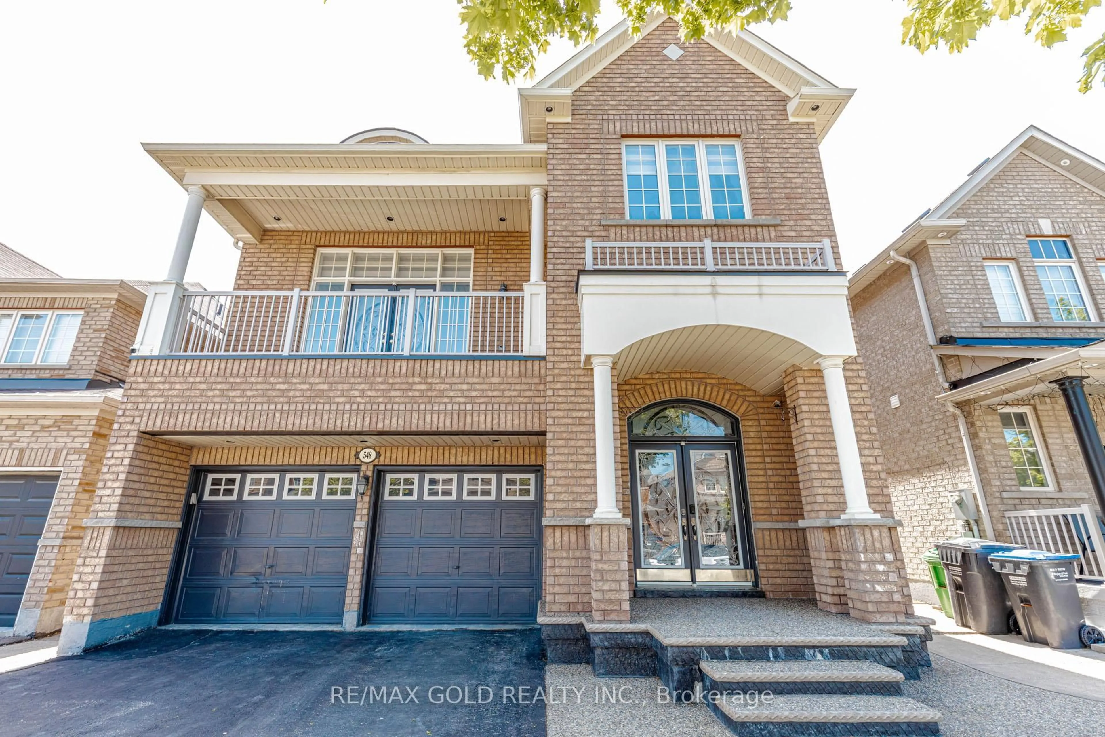 Home with brick exterior material, street for 548 Fernforest Dr, Brampton Ontario L6R 0V8