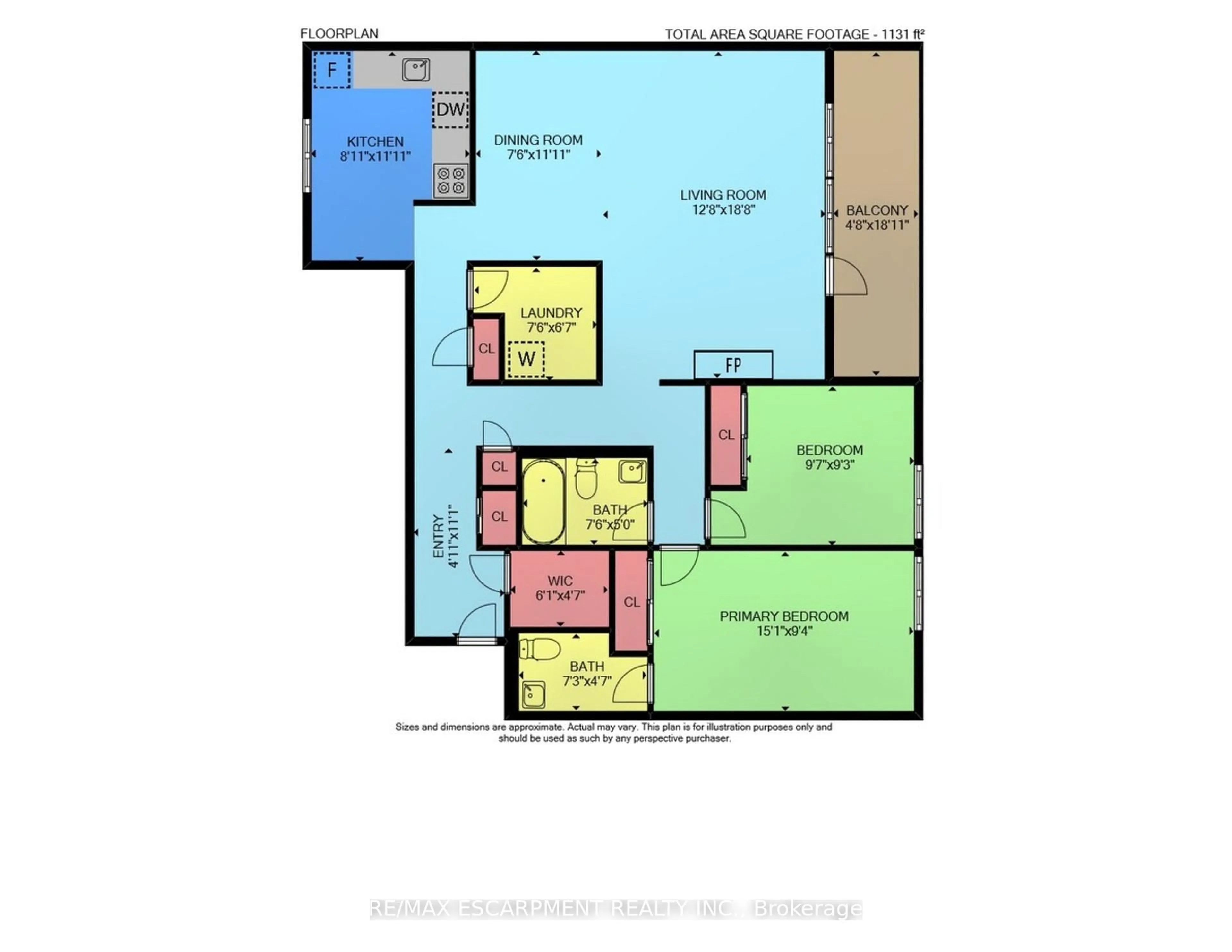 Floor plan for 700 Dynes Rd #101, Burlington Ontario L7N 3M2
