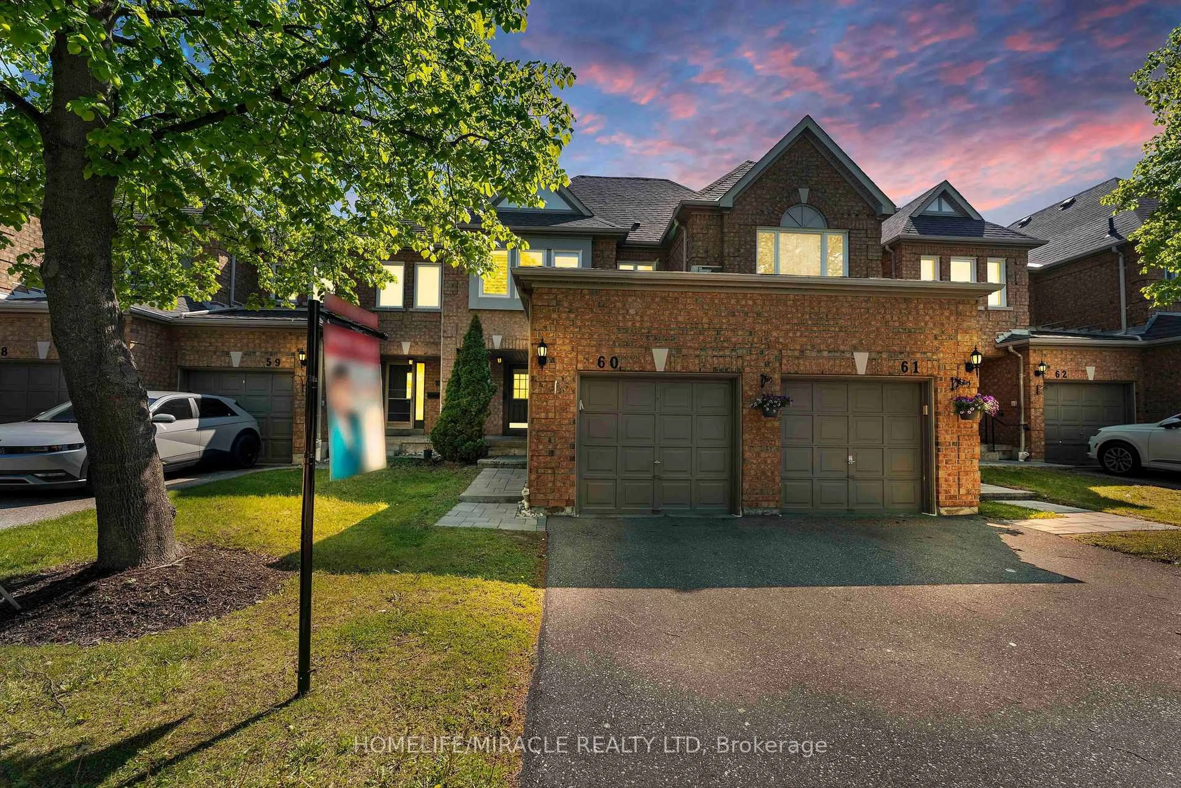 Home with brick exterior material, street for 5230 Glen Erin Dr #60, Mississauga Ontario L5M 5Z7