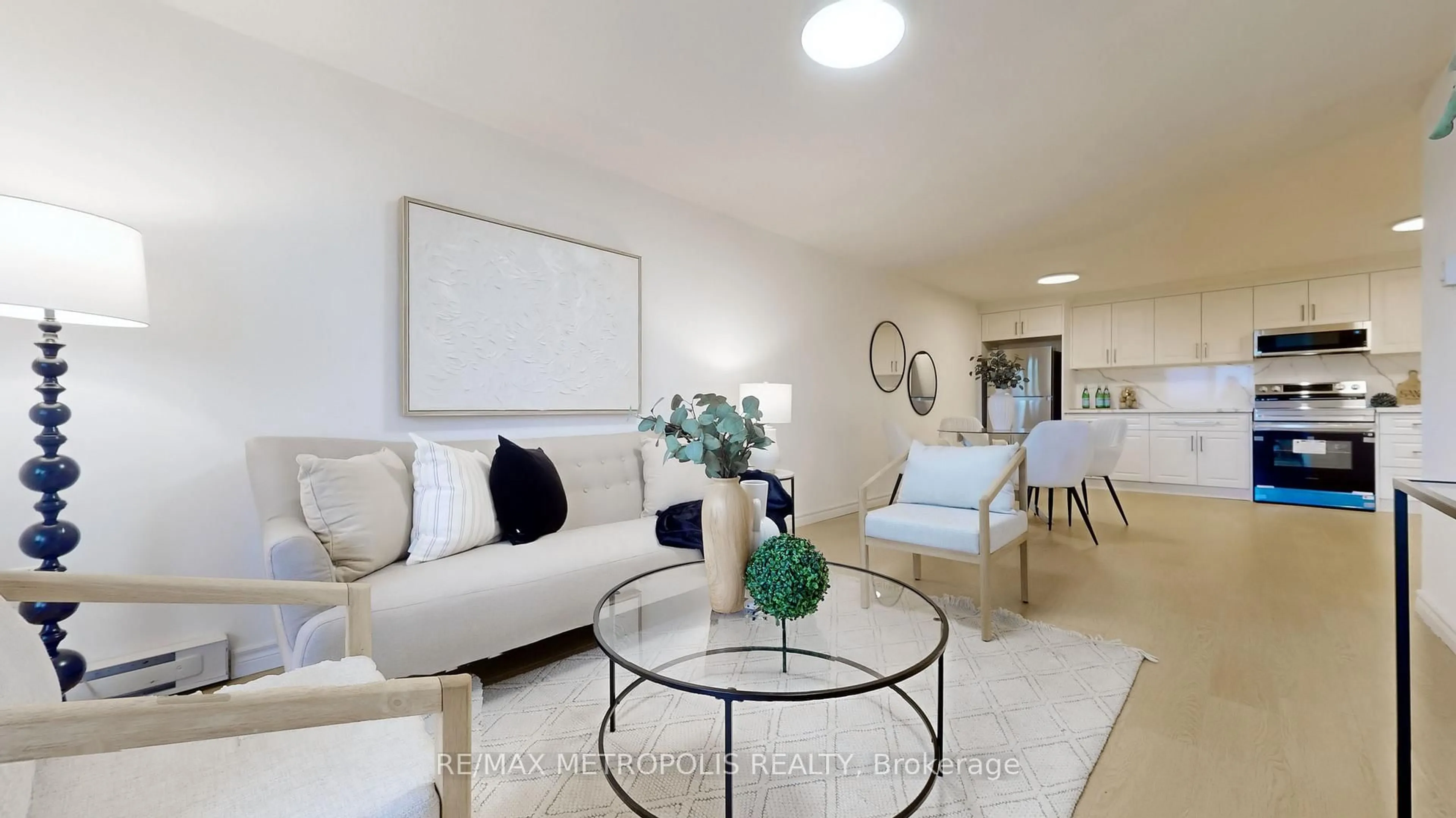 Living room with furniture, unknown for 1445 Wilson Ave #106, Toronto Ontario M3M 1J5