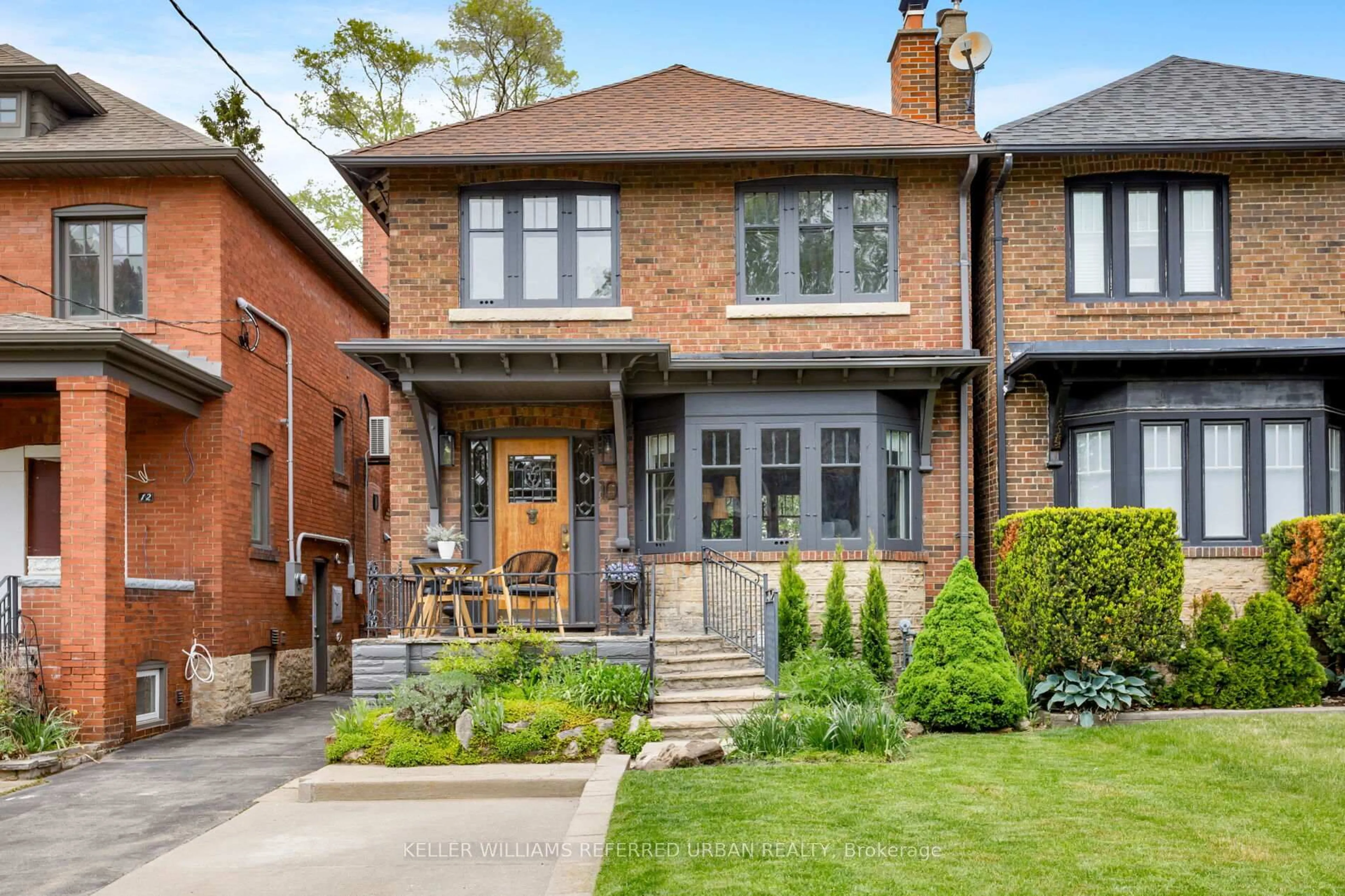 Home with brick exterior material, street for 10 Valleyview Gdns, Toronto Ontario M6S 2B6