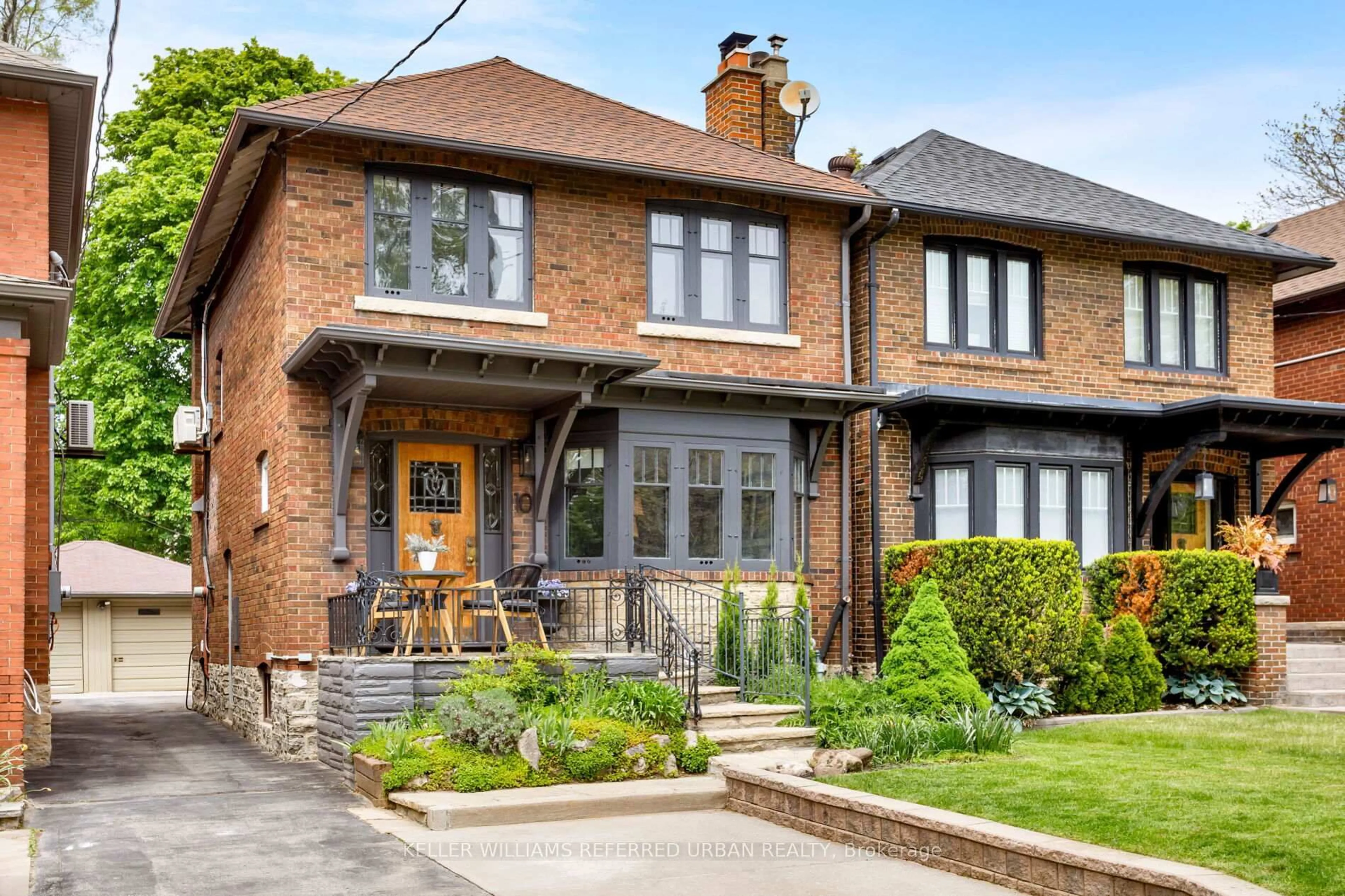 Home with brick exterior material, street for 10 Valleyview Gdns, Toronto Ontario M6S 2B6