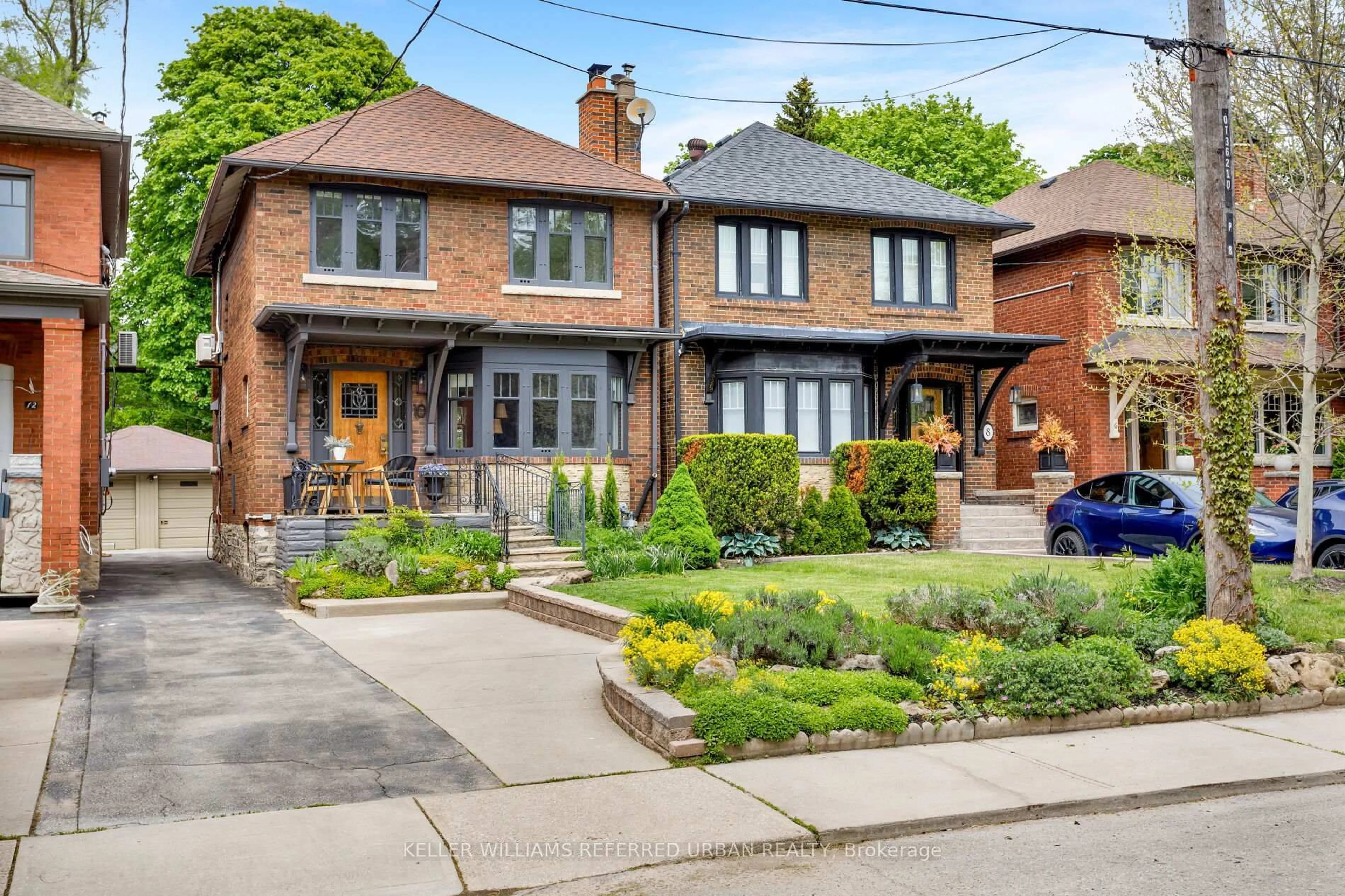 Home with brick exterior material, street for 10 Valleyview Gdns, Toronto Ontario M6S 2B6